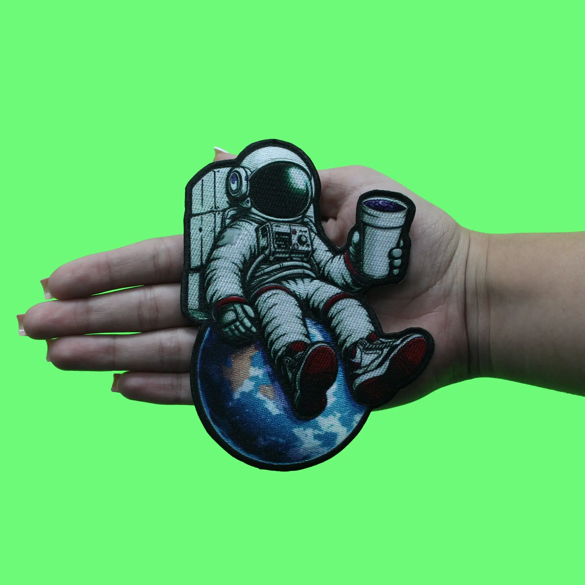Syrup Astronaut Drank Patch On Top Of The World Patch Sublimated Embroidered Iron On - Image 2