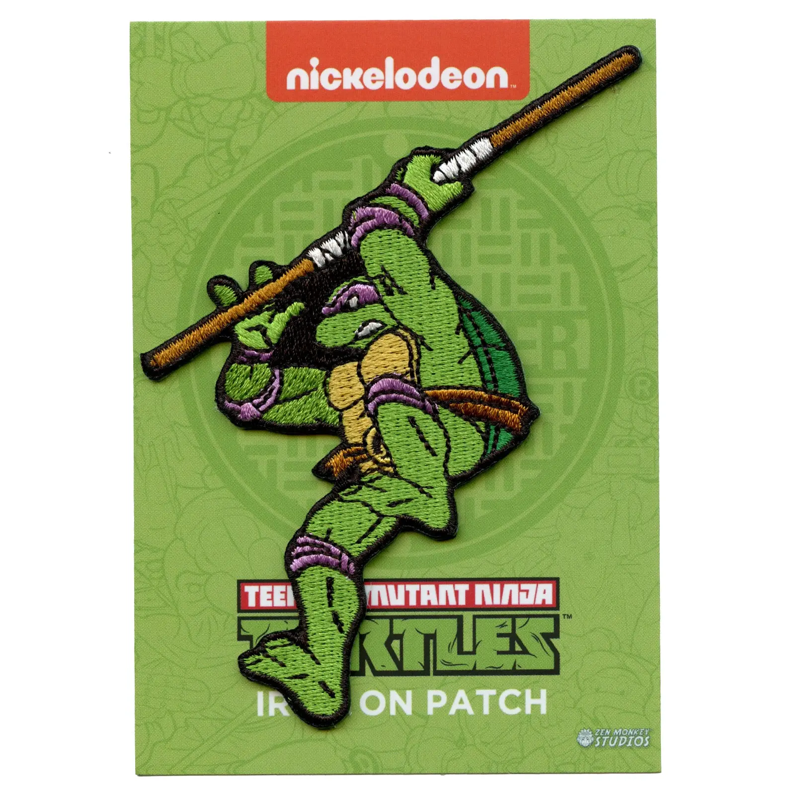 Teenage Mutant Ninja Turtles Donatello Embroidered Iron On Patch - Image 2