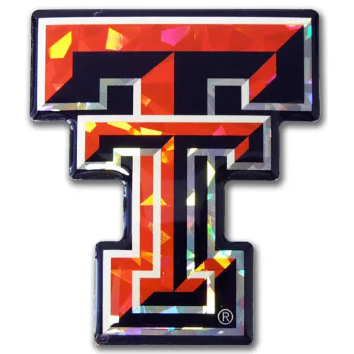 Texas Tech Red Raiders Reflective Dome Auto Decal Emblem AMG