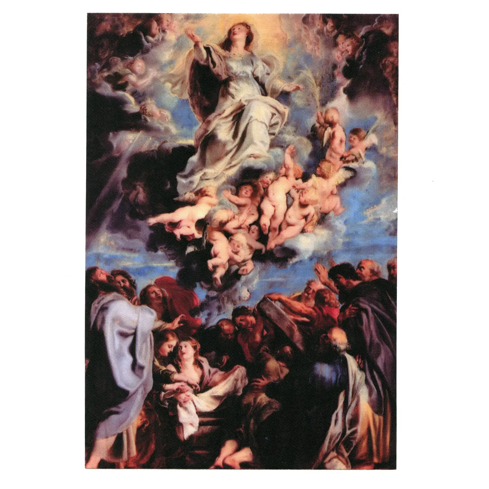 The Assumption Of Mary Art Baby Jesus Iron-On FotoPatch