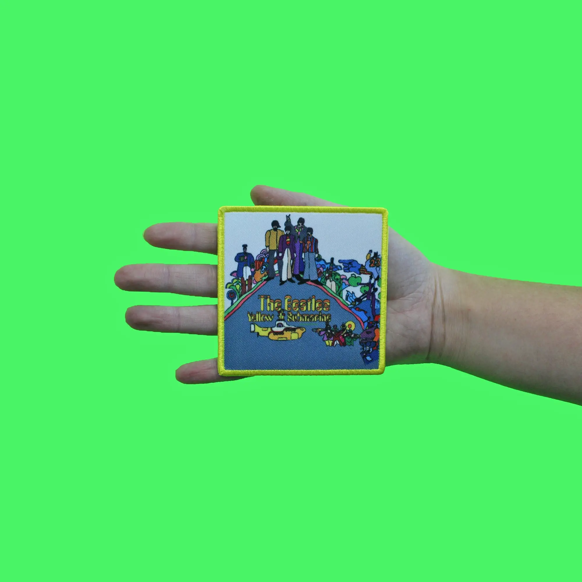 The Beatles Album Cover Patch Patch Yellow Submarine Sublimated Iron On - Image 2