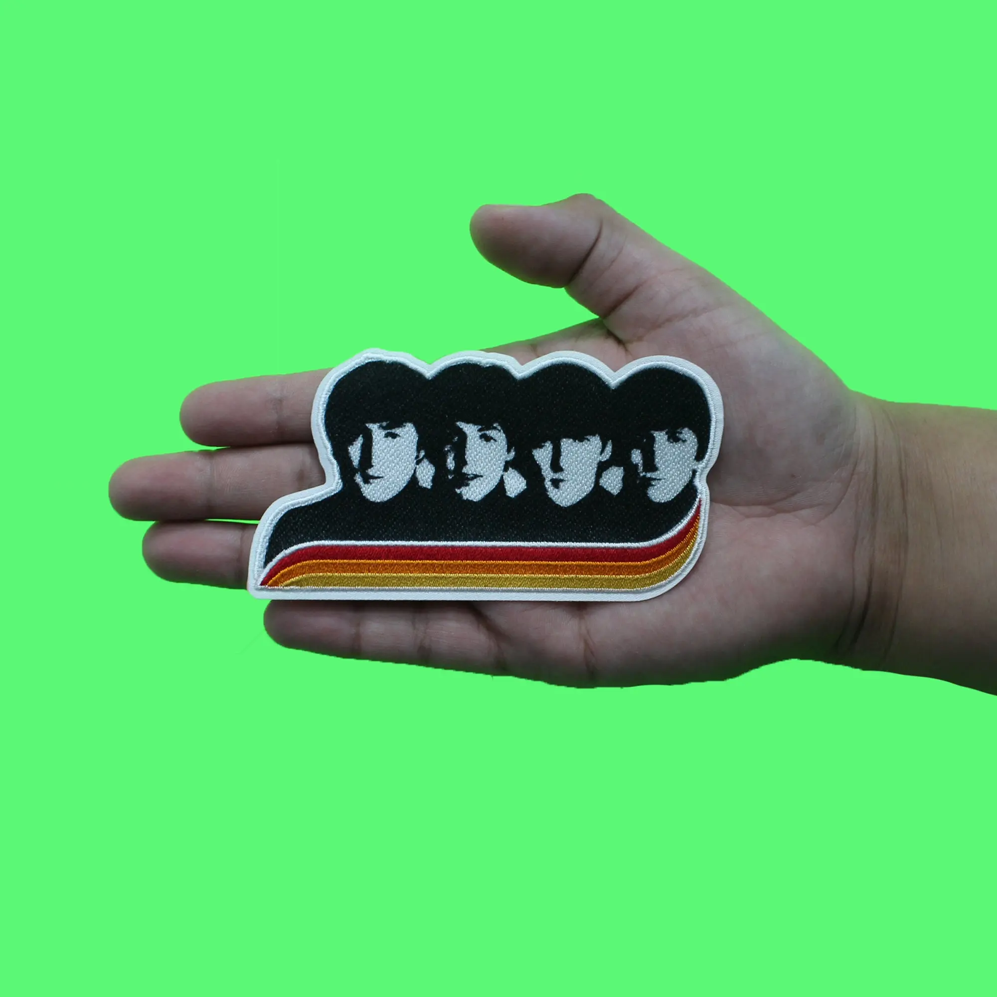 The Beatles Members Patch Groovy Curve Iconic Band Sublimated Iron On - Image 2