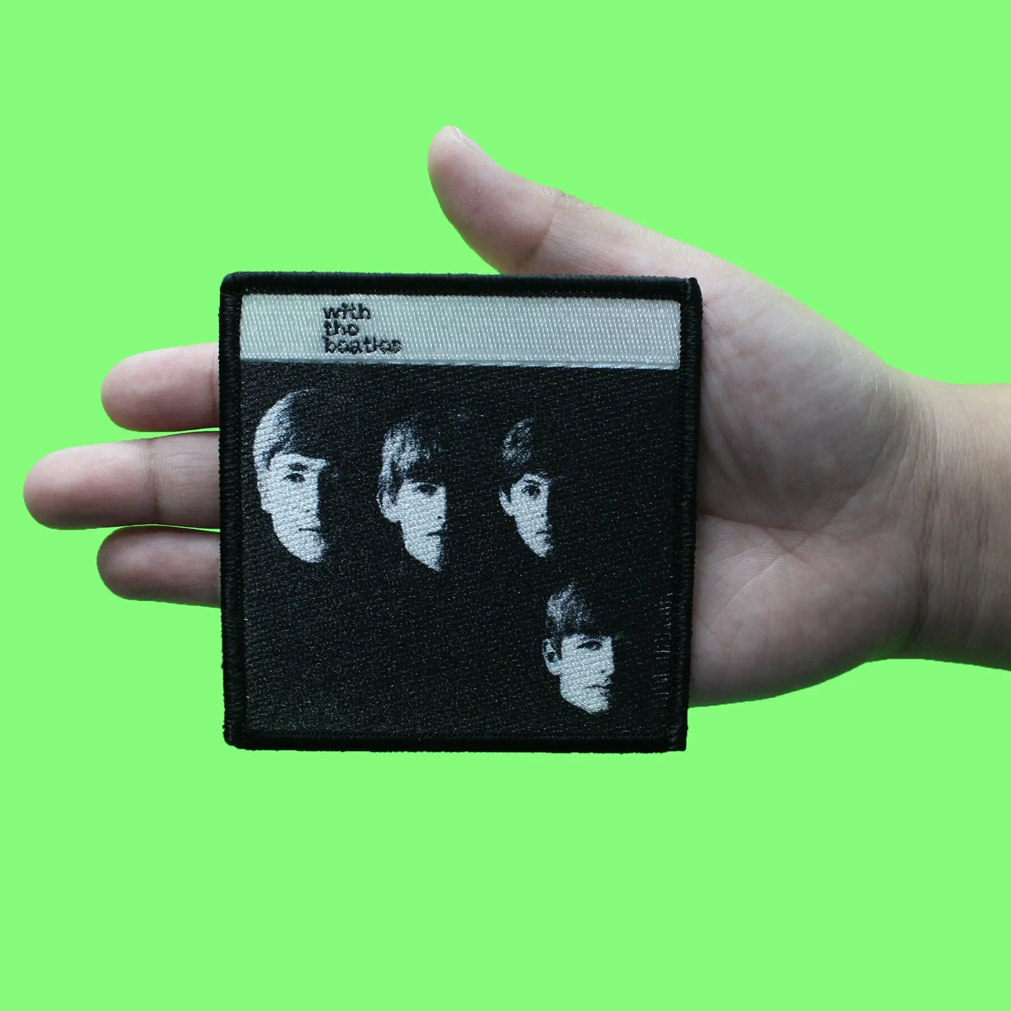 The Beatles With The Beatles Patch Iconic Rock Band Sublimated Iron On - Image 2