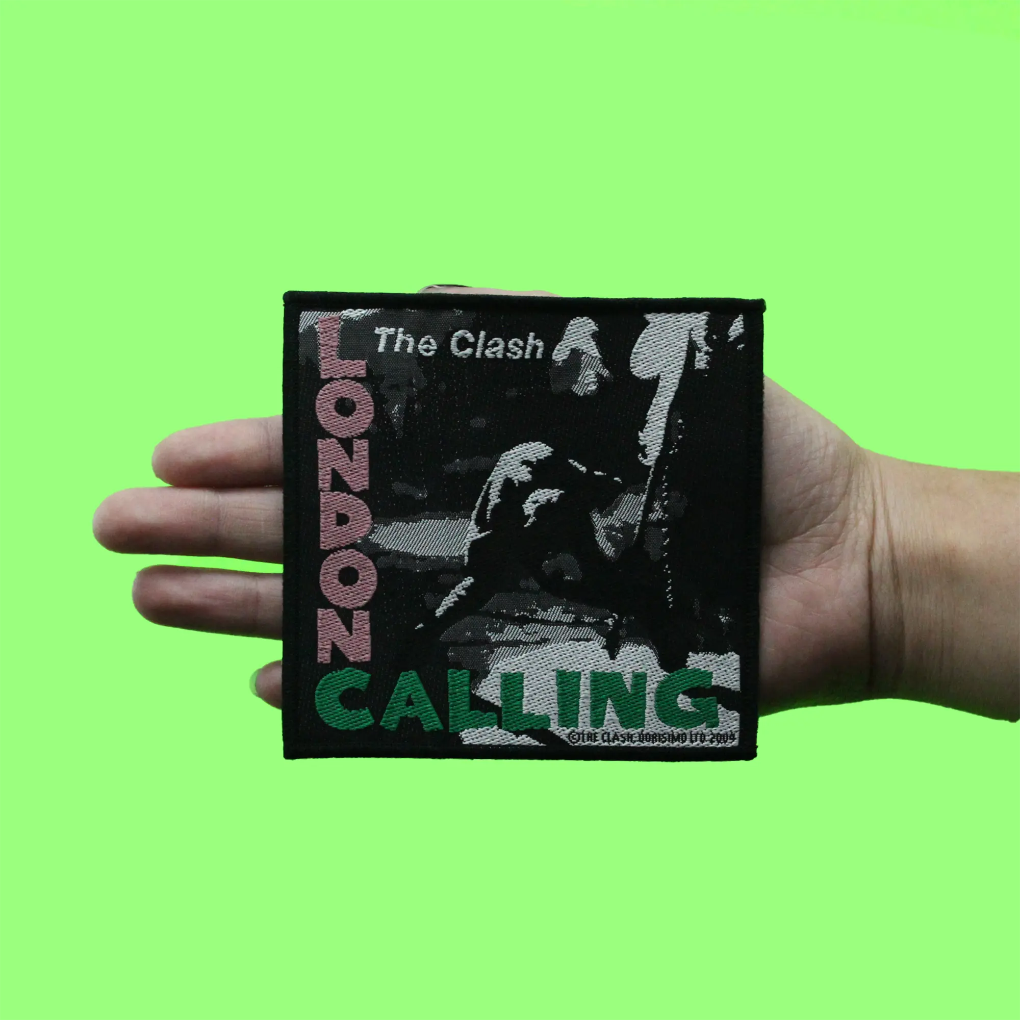 The Clash London Calling Patch Punk Rock Band Woven Sew On - Image 2