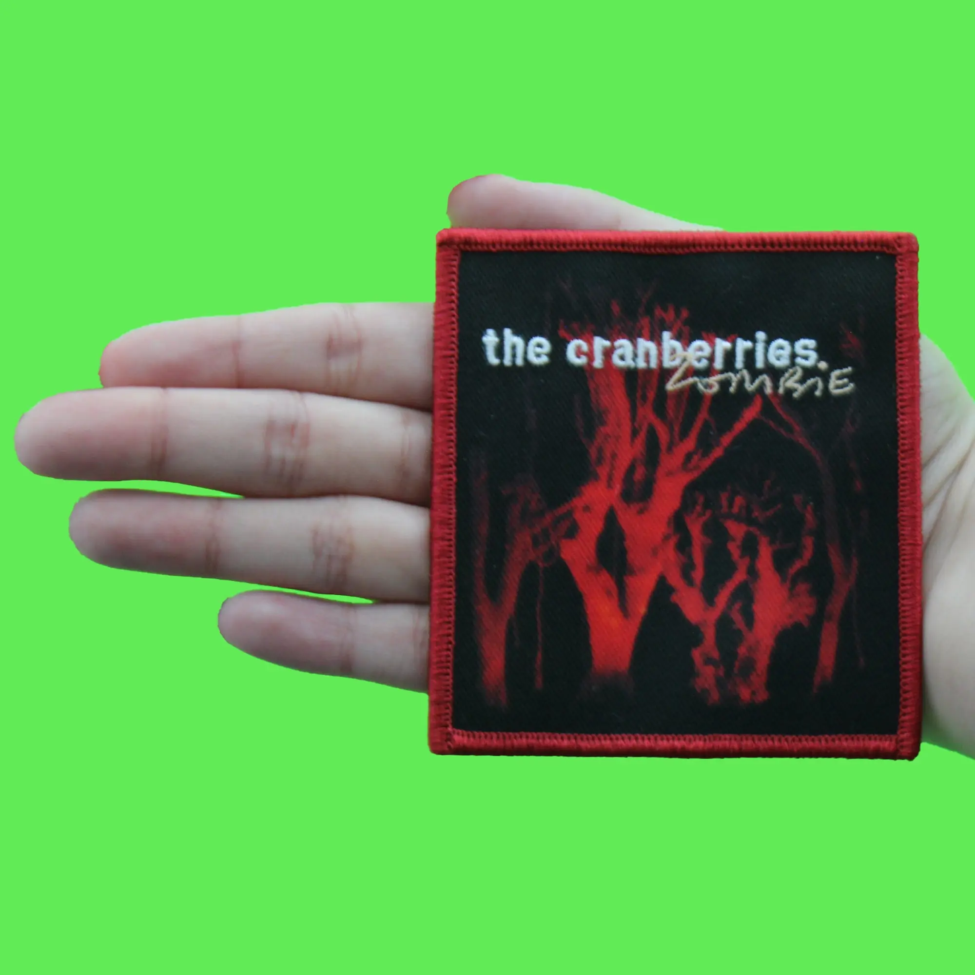 The Cranberries Zombie Patch Album Cover Alternative Embroidered Iron On - Image 2