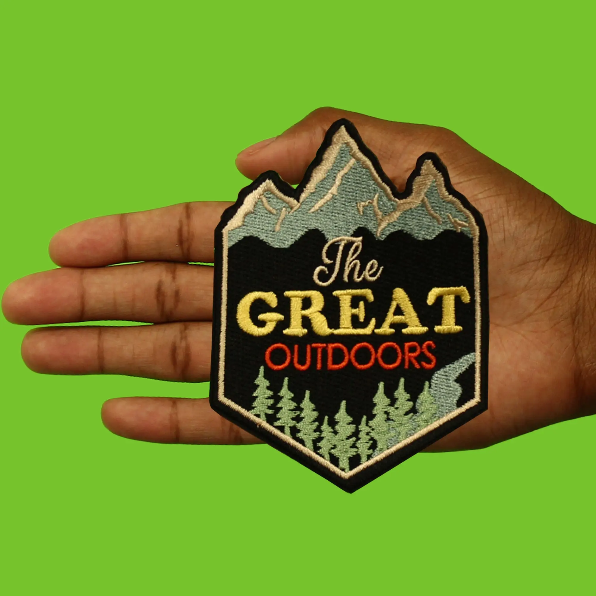 The Great Outdoors Patch Travel Park Souvenir Embroidered Iron On - Image 2