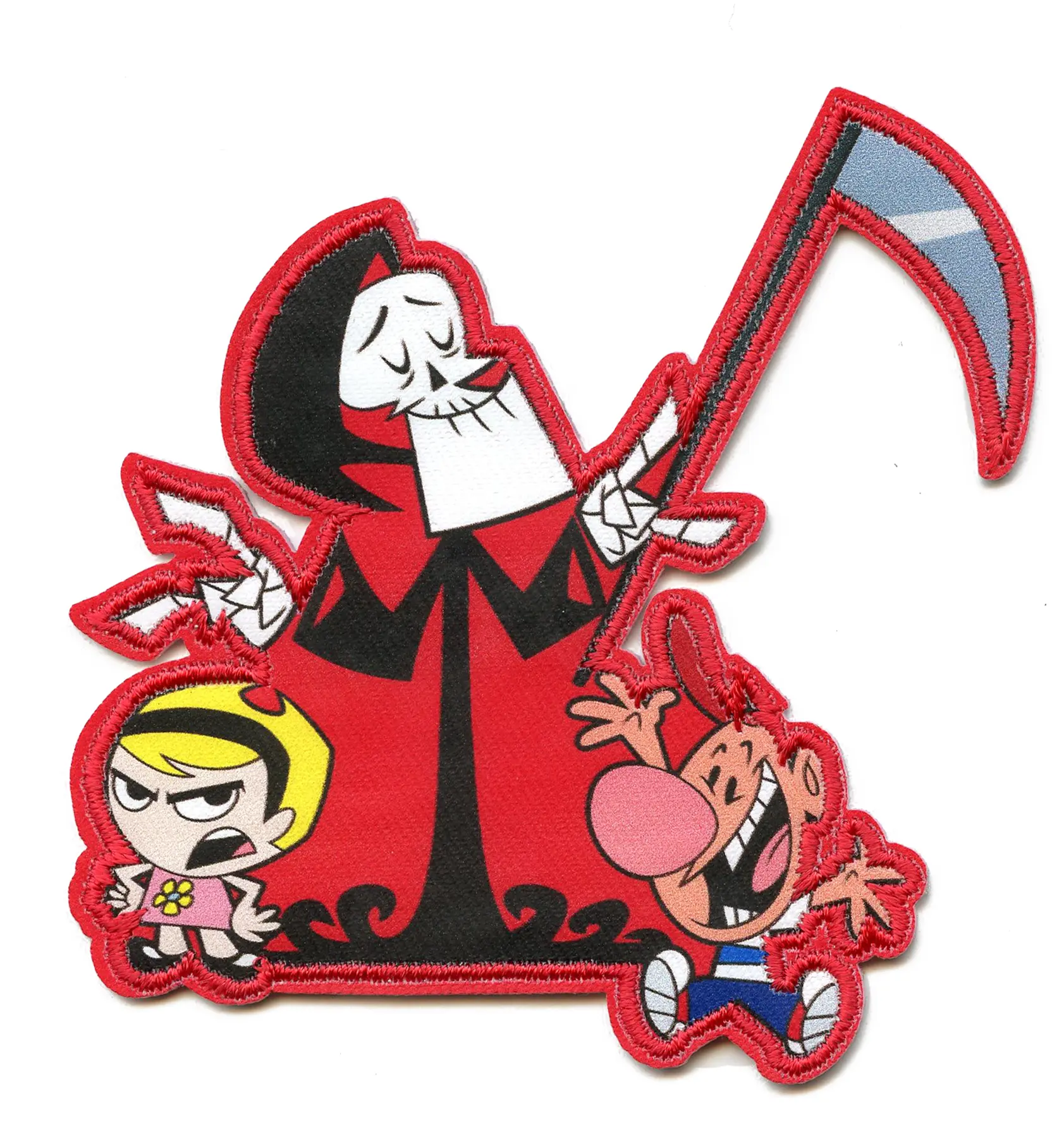The Grim Adventures of Billy & Mandy Patch Group Cartoon Network Sublimation Iron-On