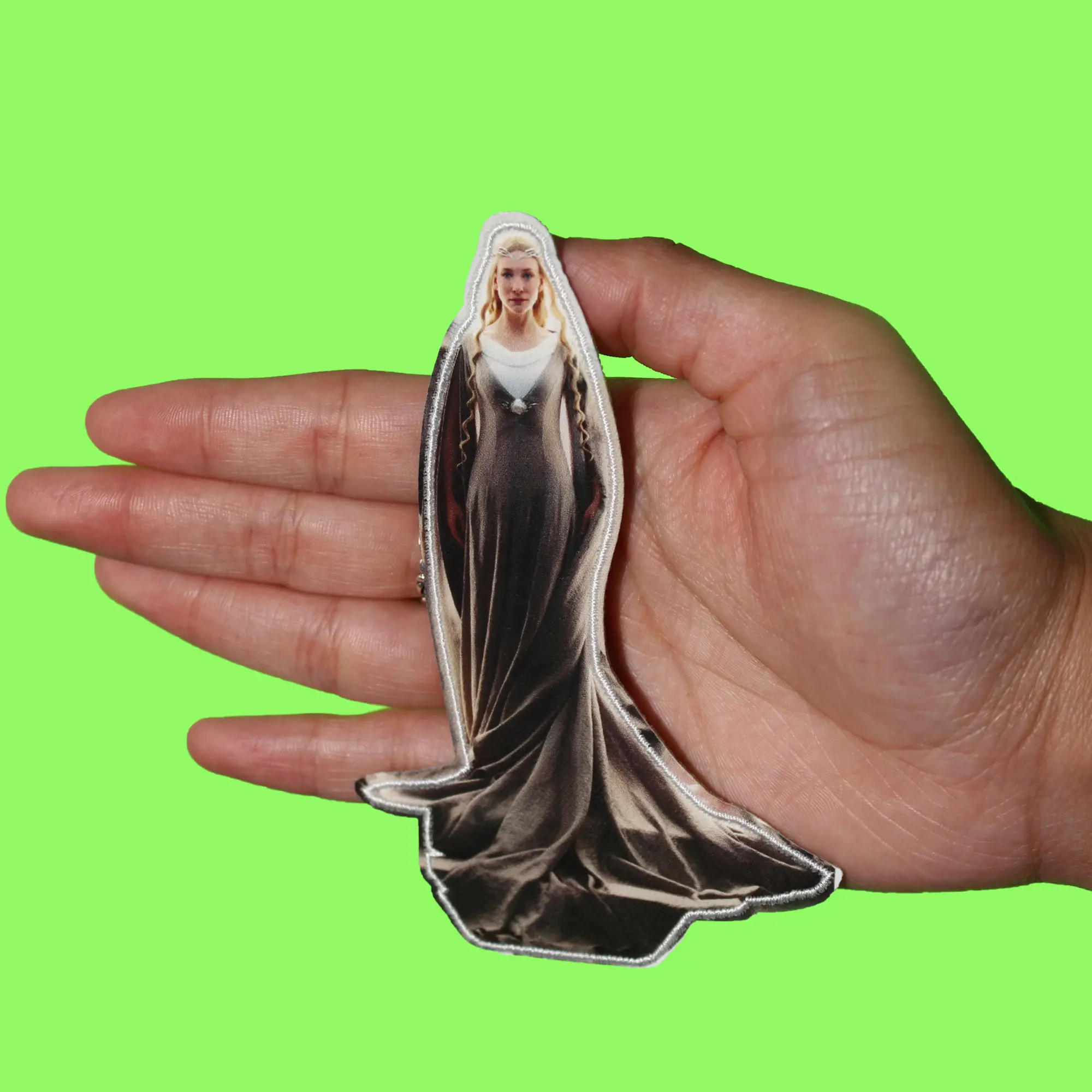 The Lord Of The Rings Patch Elf Galadriel Character Sublimated Iron On - Image 2