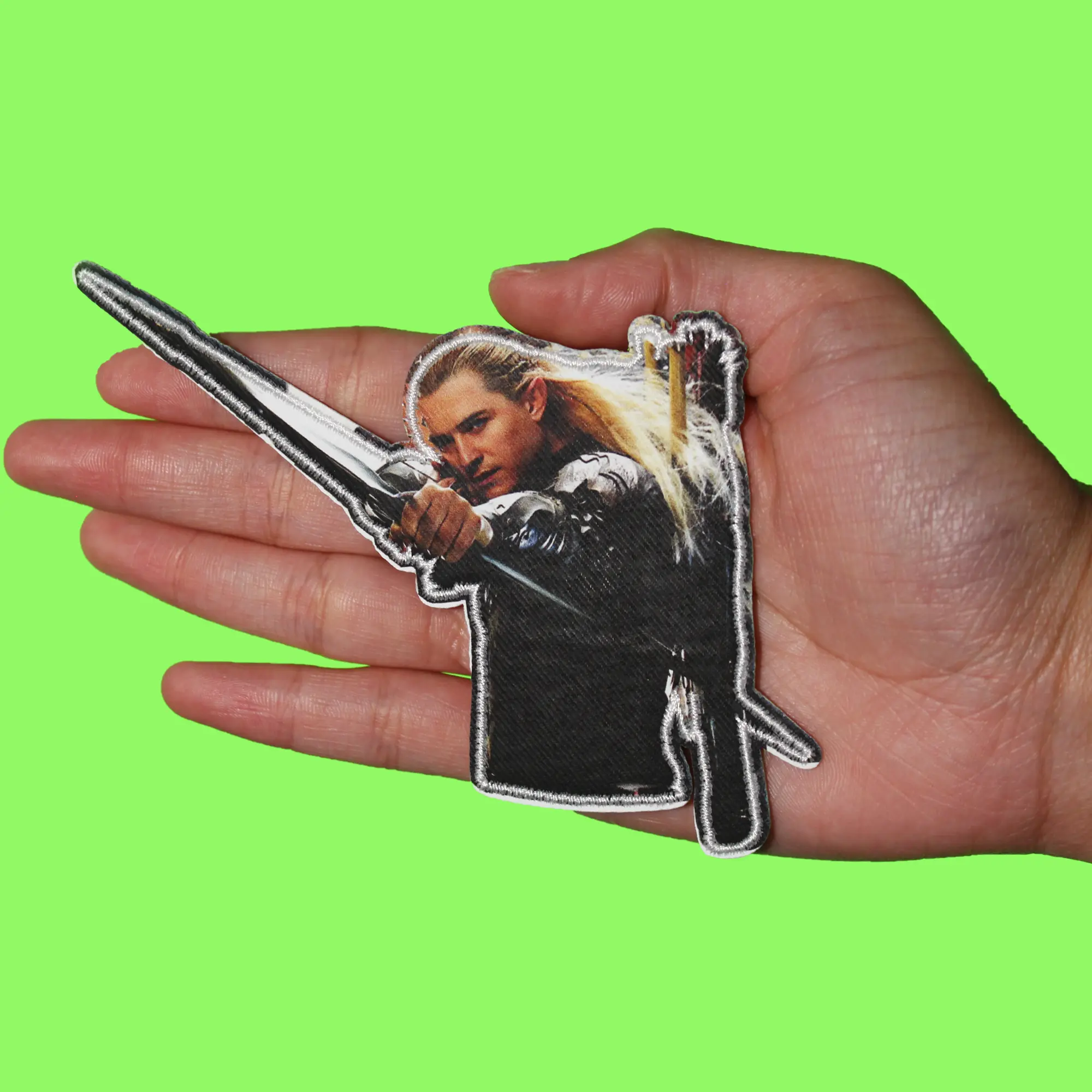 The Lord Of The Rings Patch Archery Legolas Greenleaf Sublimated Iron On - Image 2