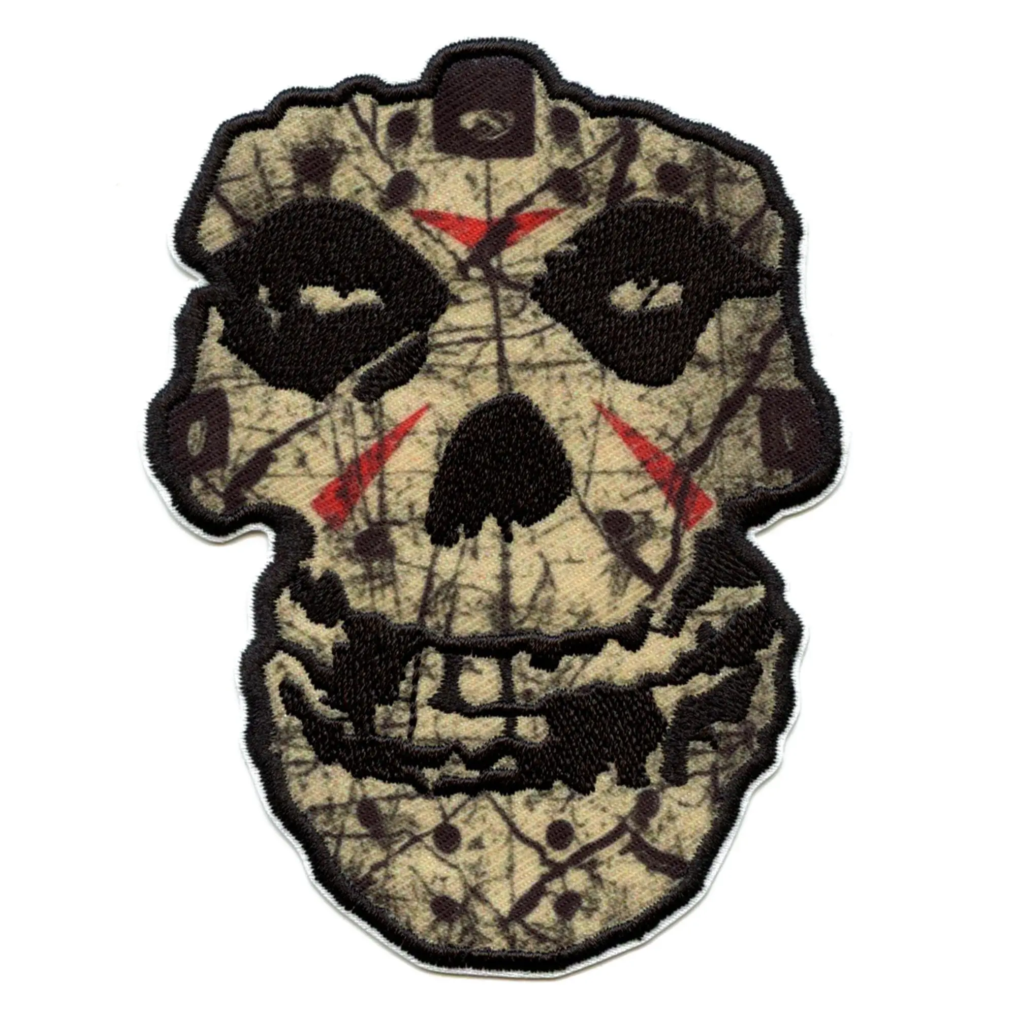 The Misfits Chrystal Lake Skull Patch Jason Voorhees Horror Sublimated Embroidery Iron On