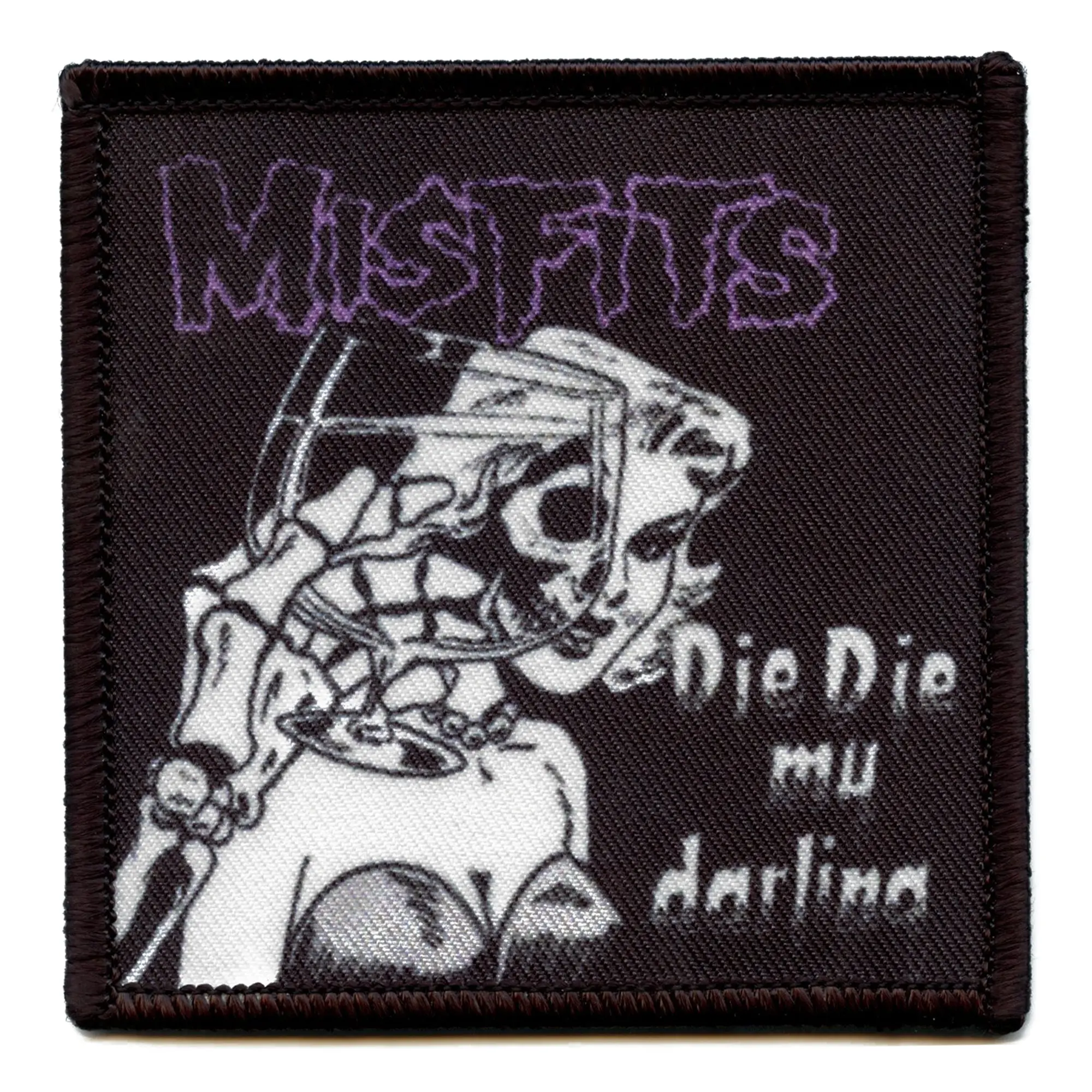 The Misfits Patch Die Die My Darling Cover Sublimated Iron On
