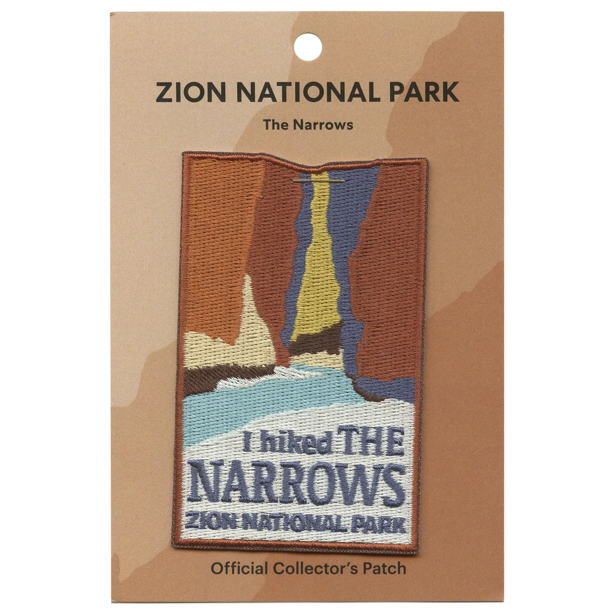 Zion National Park Travel Patch The Narrows Embroidered Iron On - Image 2