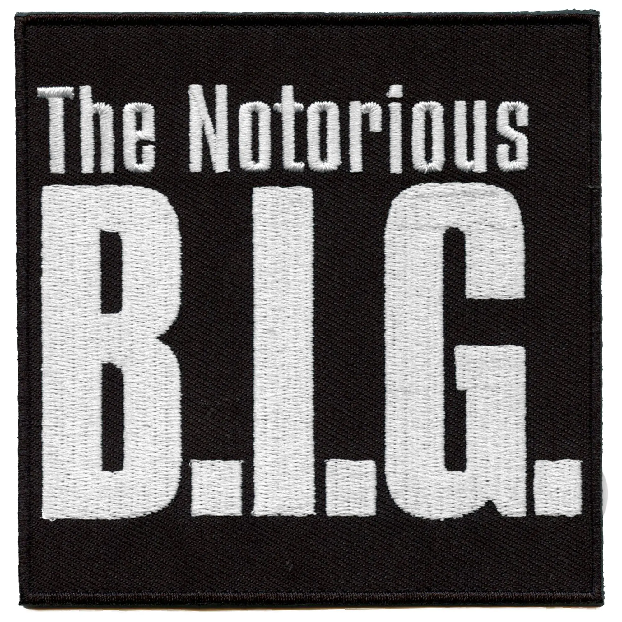 The Notorious B.I.G Patch East Coast Rapper Embroidered Iron On