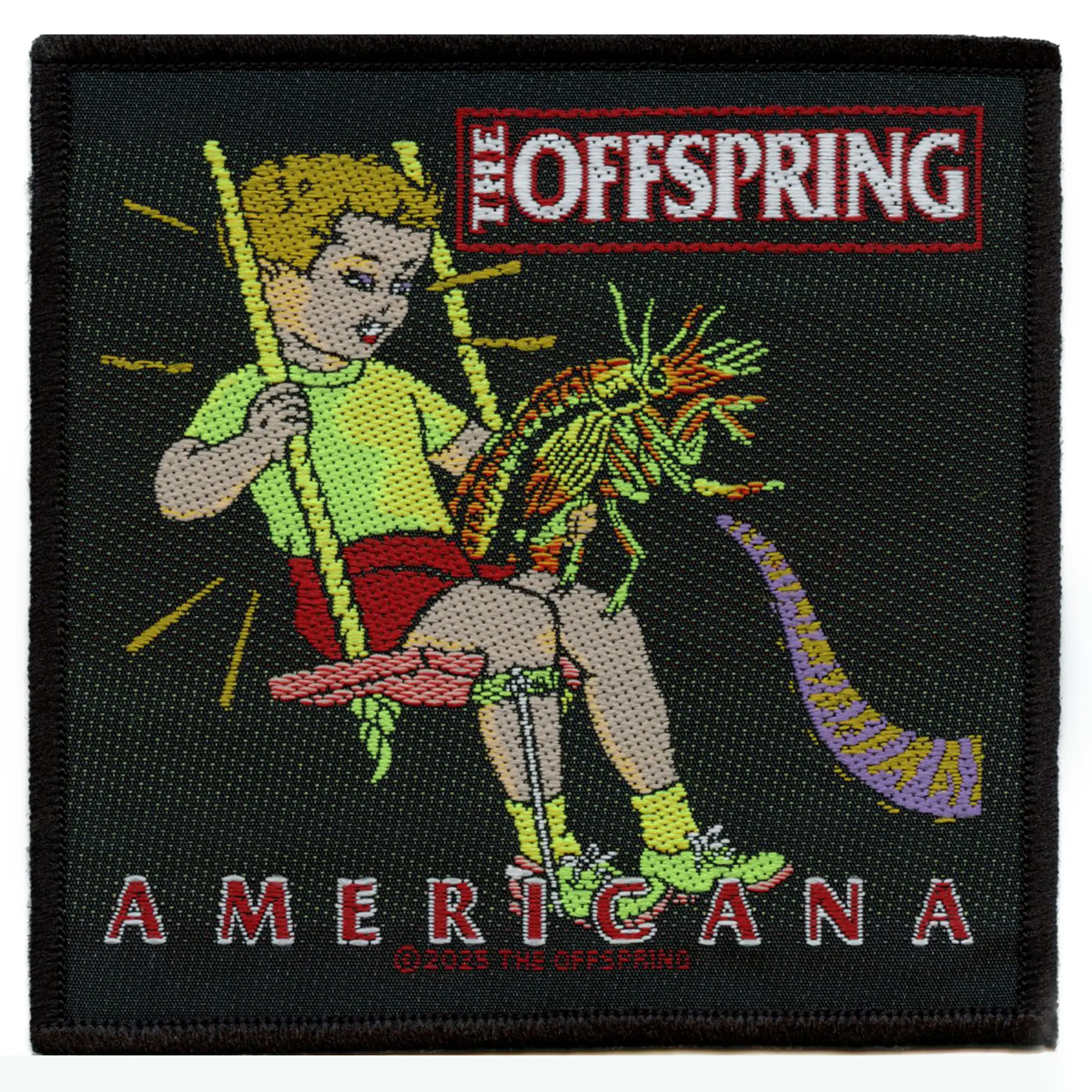 The Offspring Band Patch Americana Rock Album Woven Sew On