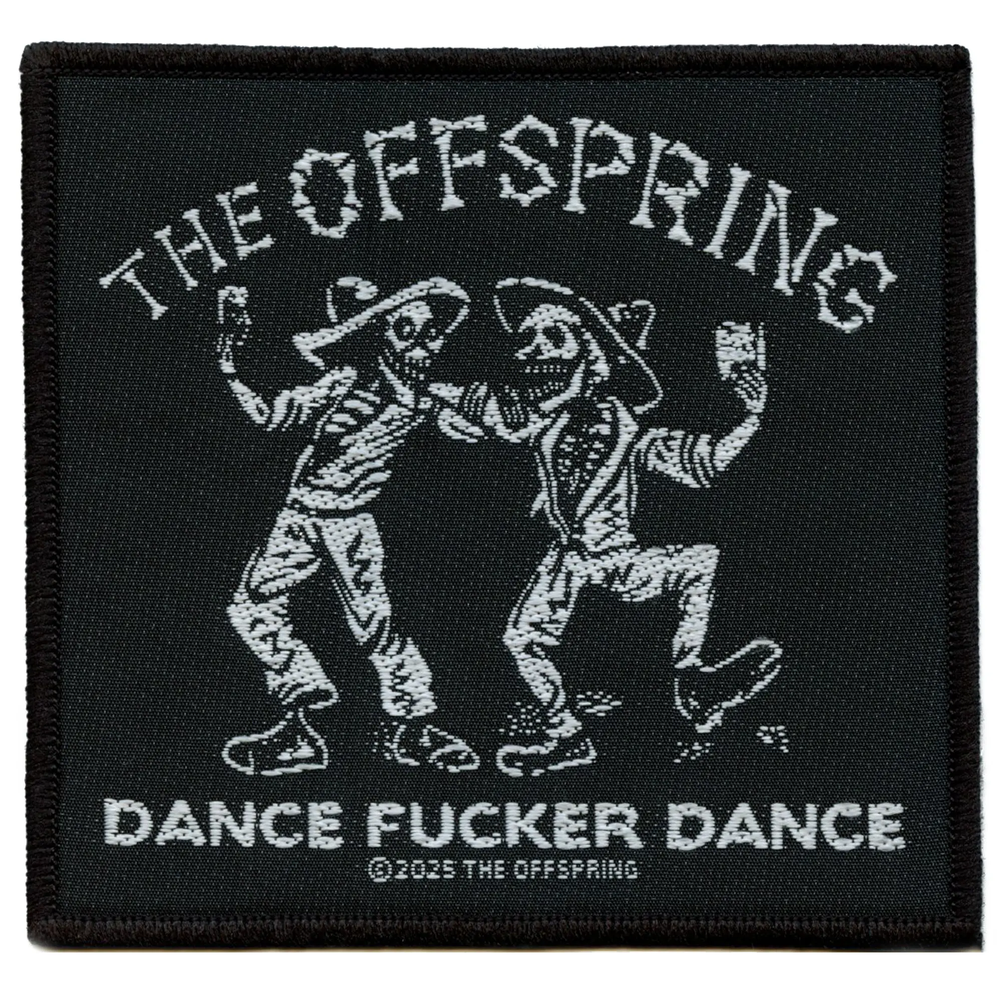 The Offspring Dance F*cker Dance Rock Album Patch Classic Rock Band Woven Sew On