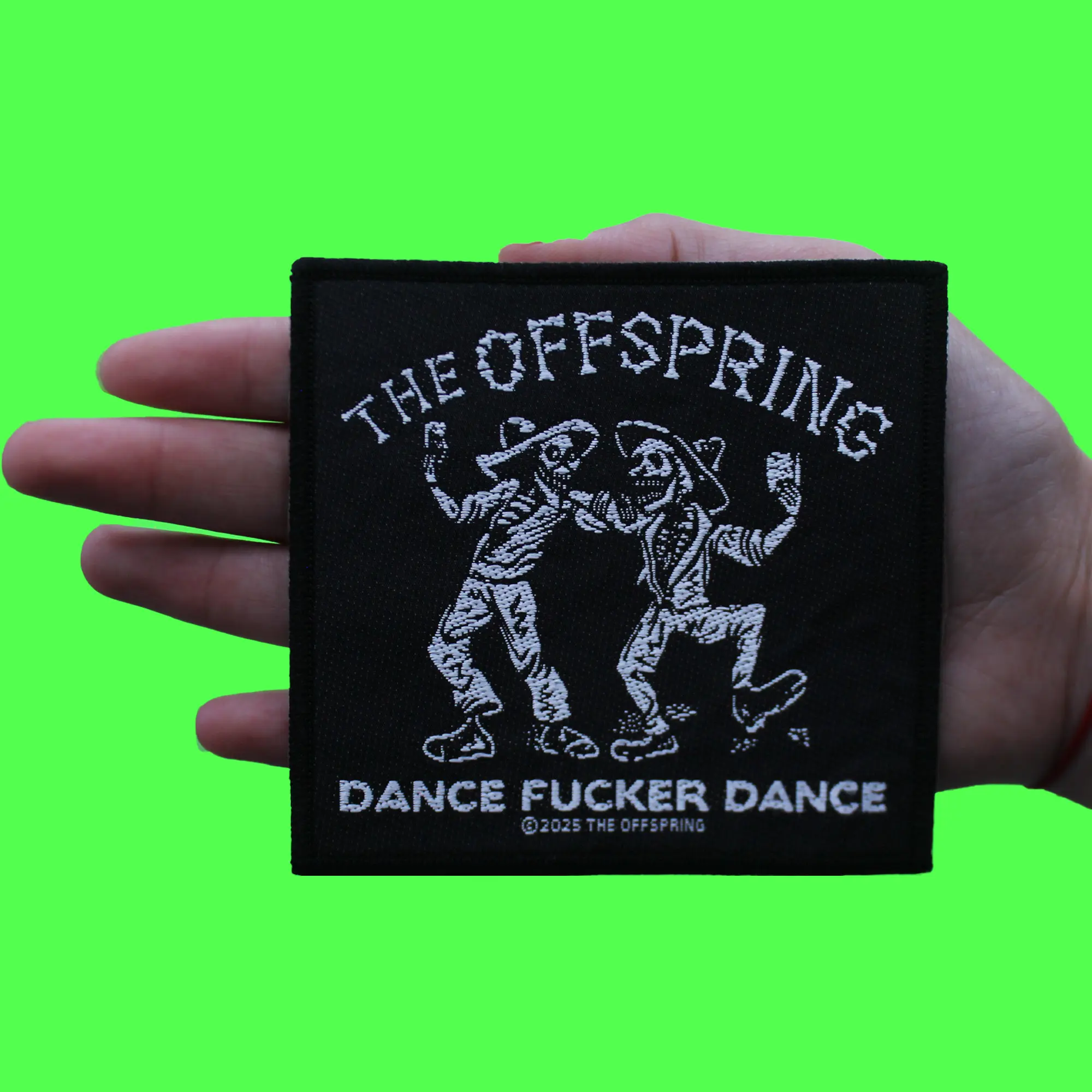 The Offspring Dance F*cker Dance Rock Album Patch Classic Rock Band Woven Sew On - Image 2
