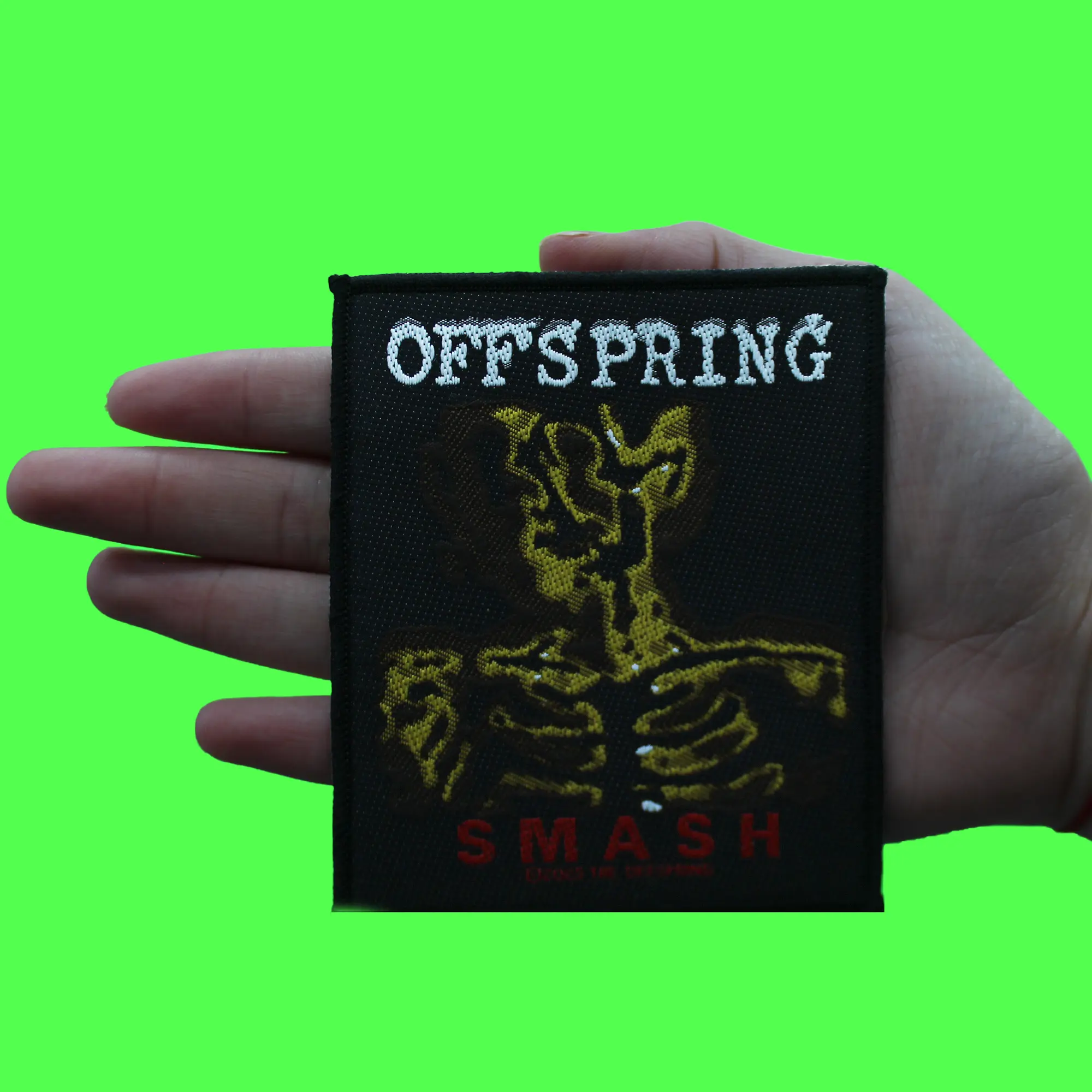 The Offspring Smash Rock Album Patch Classic Rock Band Woven Sew On - Image 2