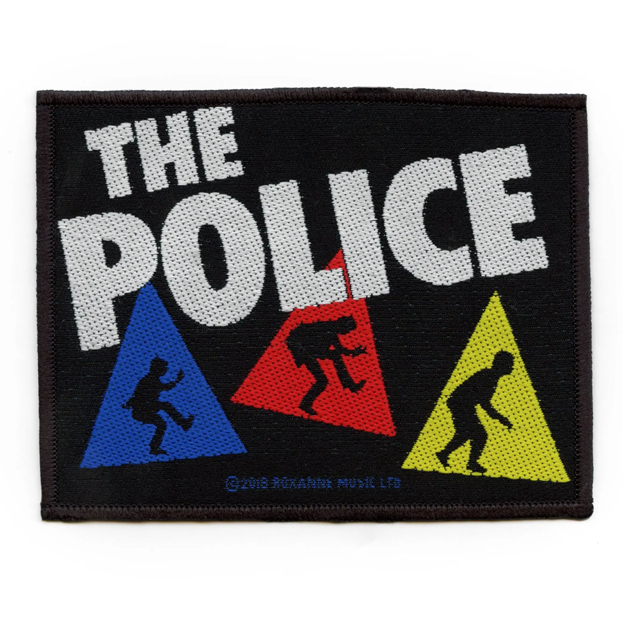 The Police Triangles Patch Classic English Rock Woven Iron On