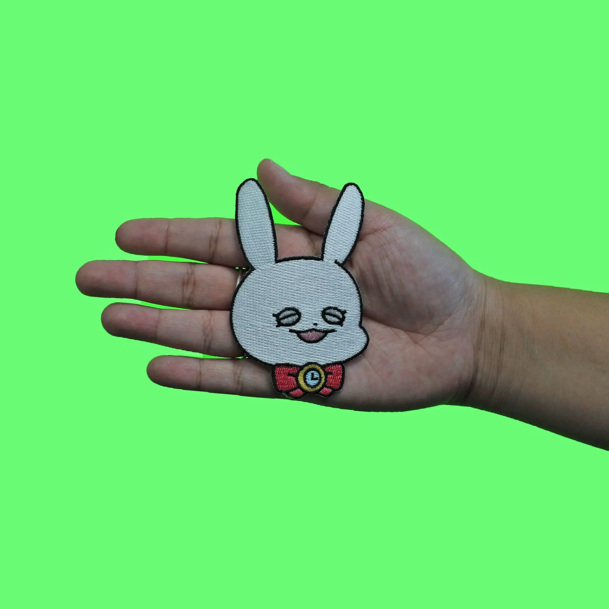 The Promised Neverland Patch Littler Bernie Bunny Anime Embroidered Iron On - Image 2