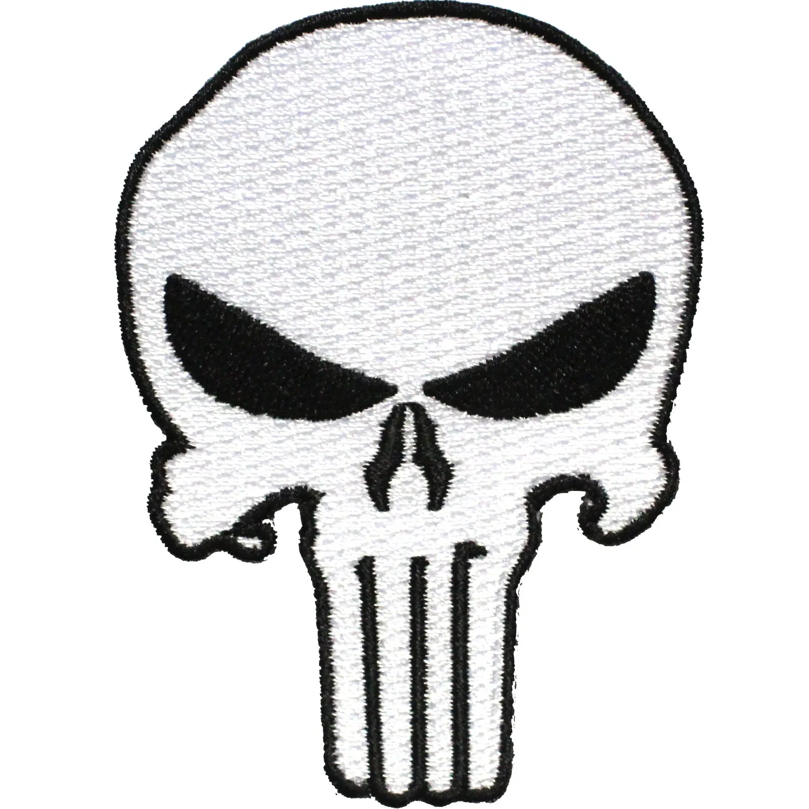 The Punisher Skull Logo Iron on Patch