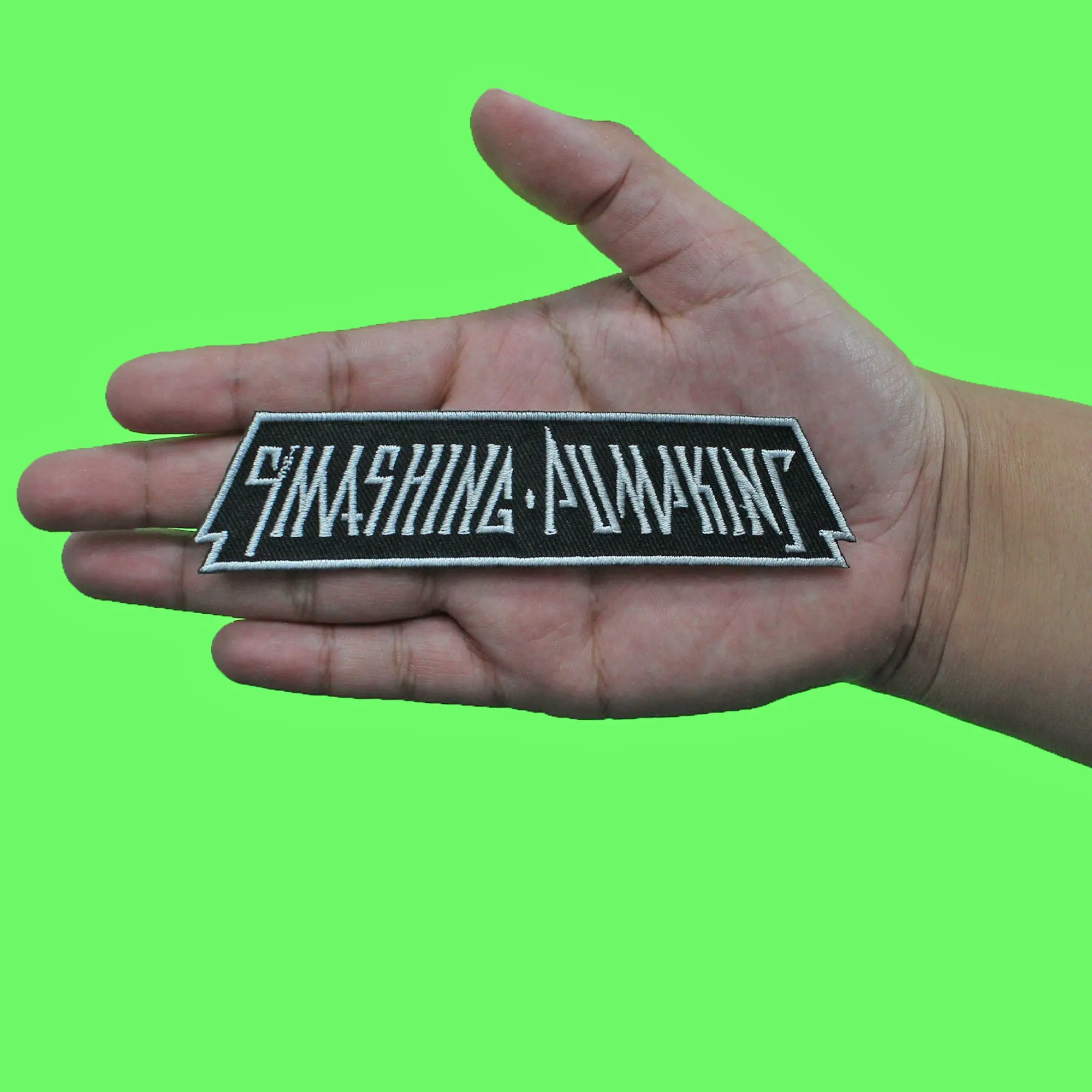 The Smashing Pumpkins Logo Patch Alternative Rock Band Embroidered Iron On - Image 2
