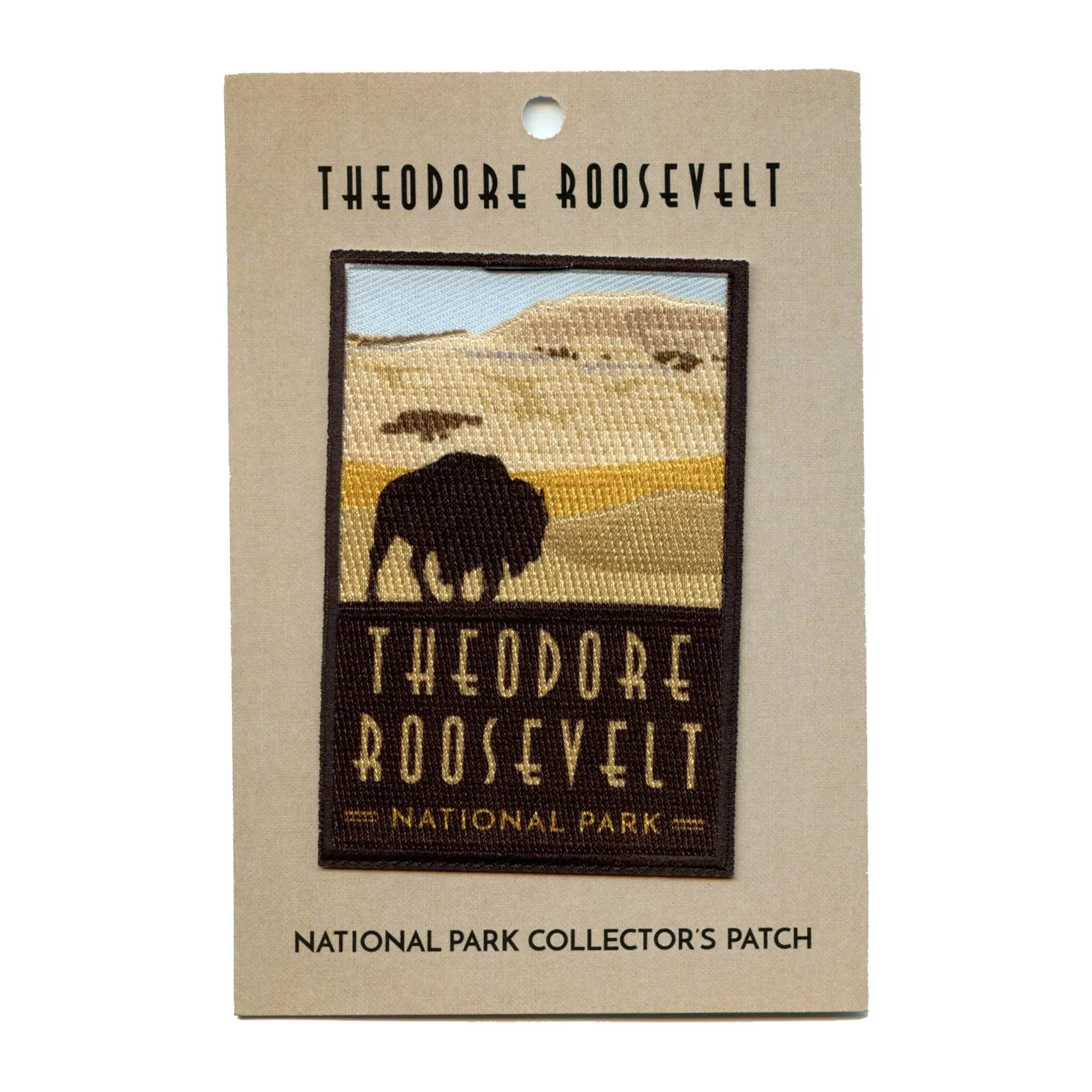 Theodore Roosevelt National Park Patch North Dakota Travel Bison Sublimated Iron On - Image 2