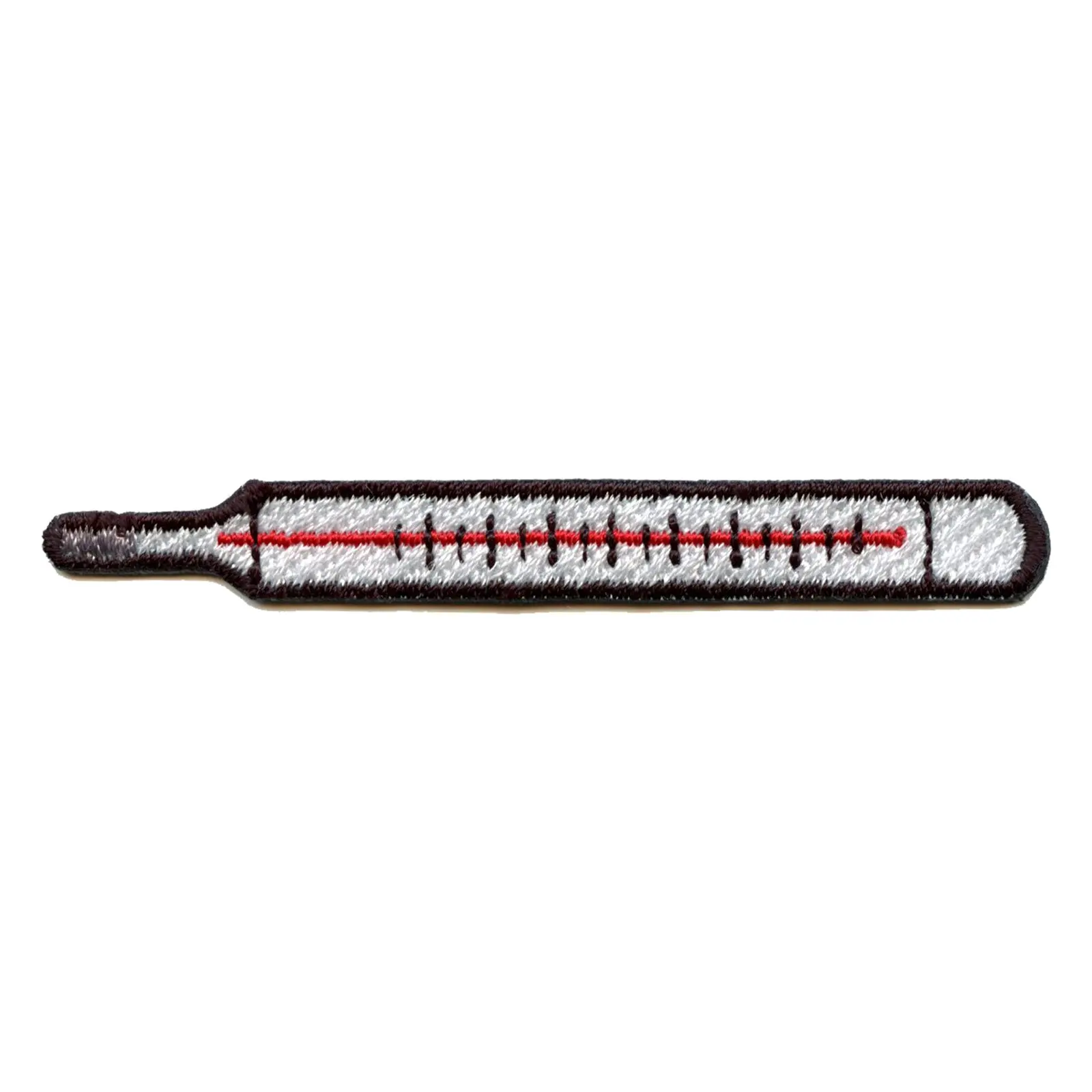 Thermometer Embroidered Iron On Patch