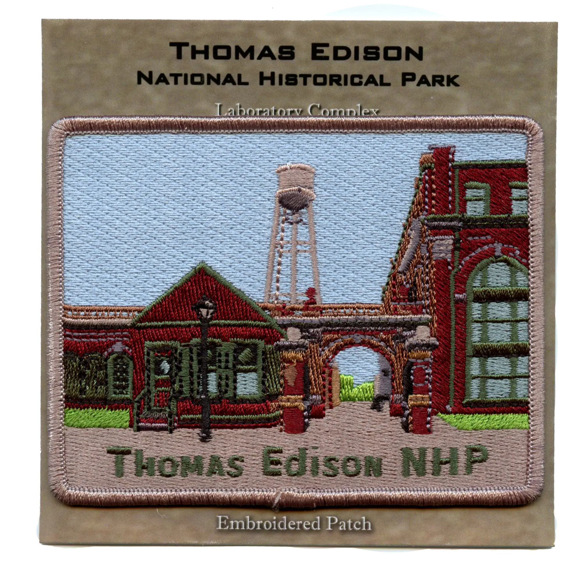Thomas Edison Residence Patch National Historic Park Embroidered Iron On - Image 2