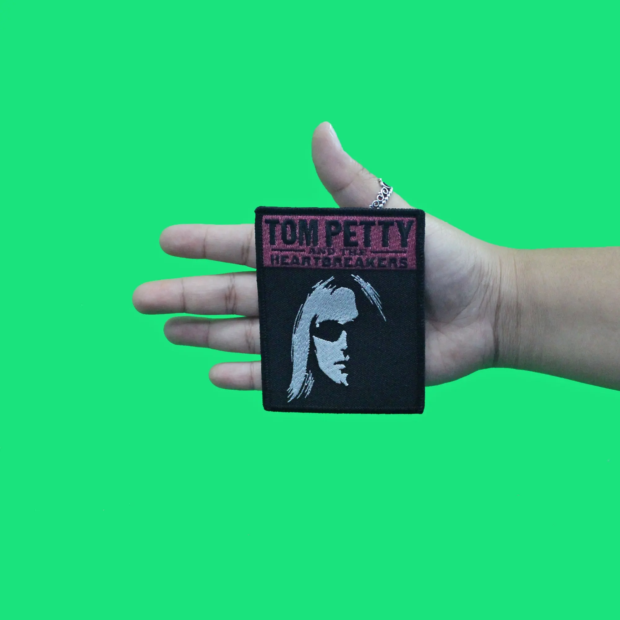 Tom Petty Poster Patch American Rock Icon Embroidered Iron On - Image 2