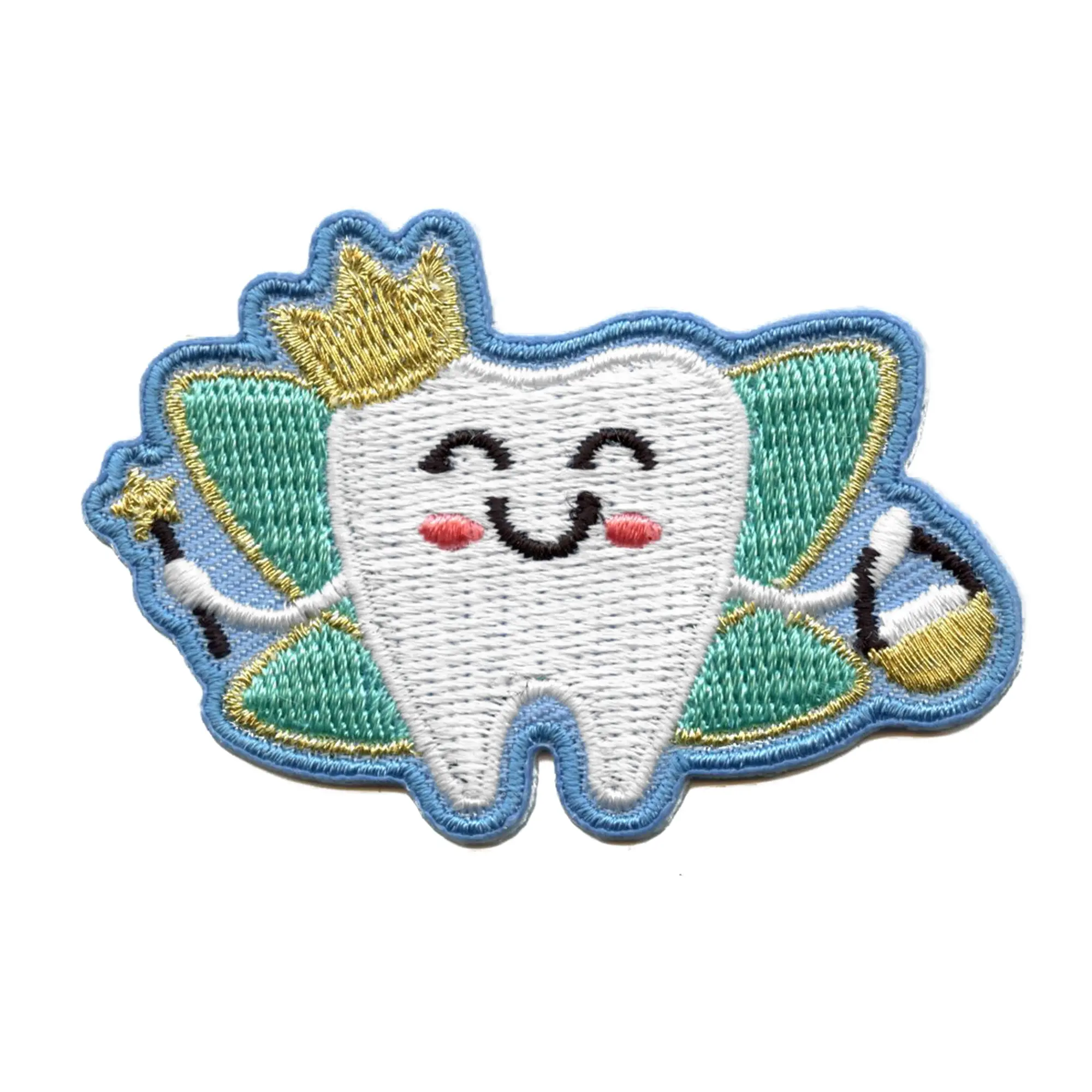 Happy Magical Tooth Fairy Patch Dental Legend Creature Embroidered Iron On