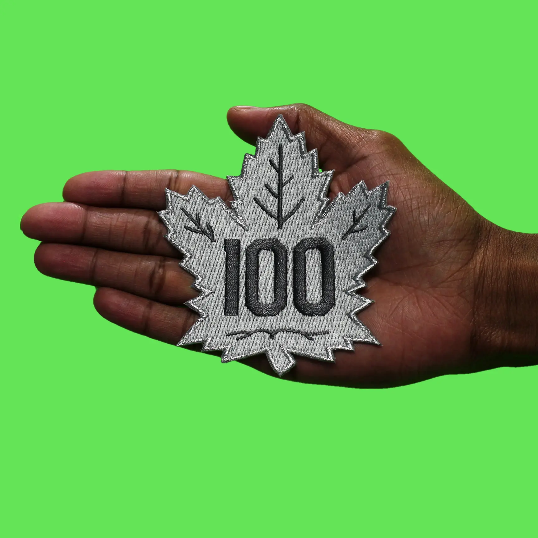 Toronto Maple Leafs 100th Anniversary Jersey Patch 2017 Season - Image 3