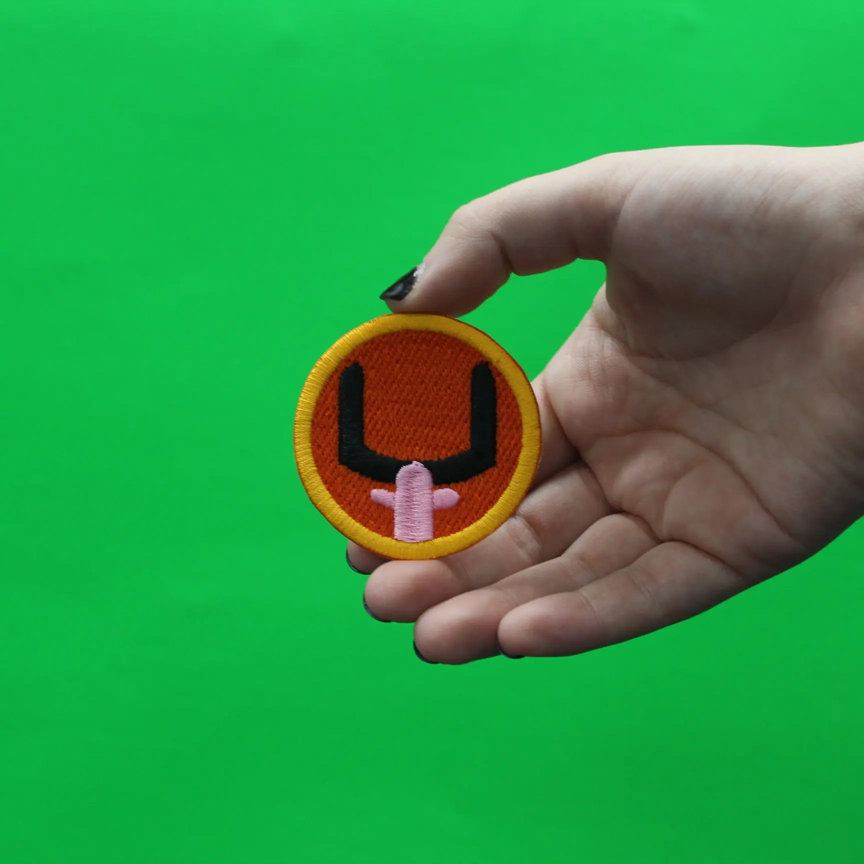 Touchdown Merit Badge Embroidered Iron-on Patch - Image 2
