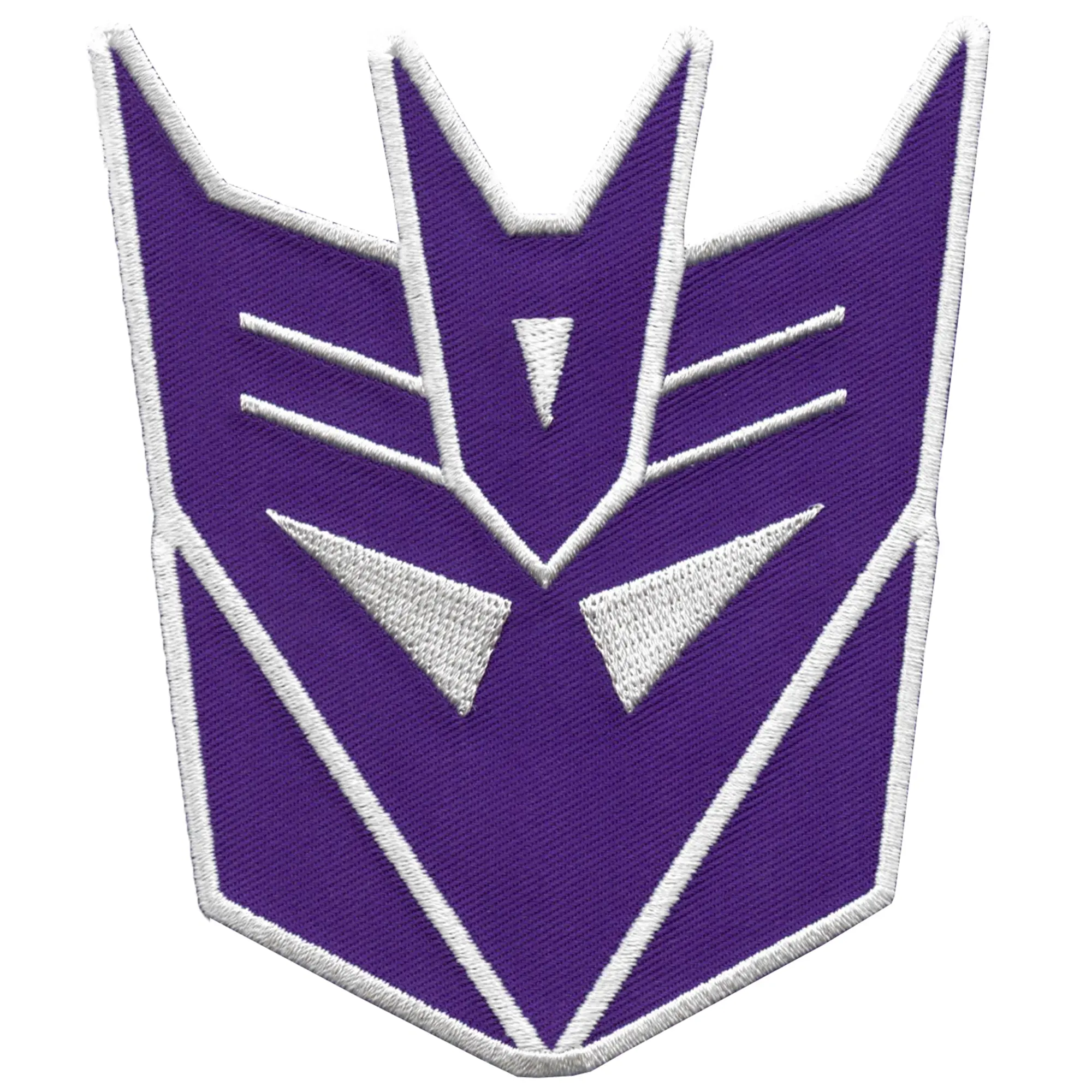 Decepticons Purple Transformers Helmet Patch Megatron Embroidered Iron On