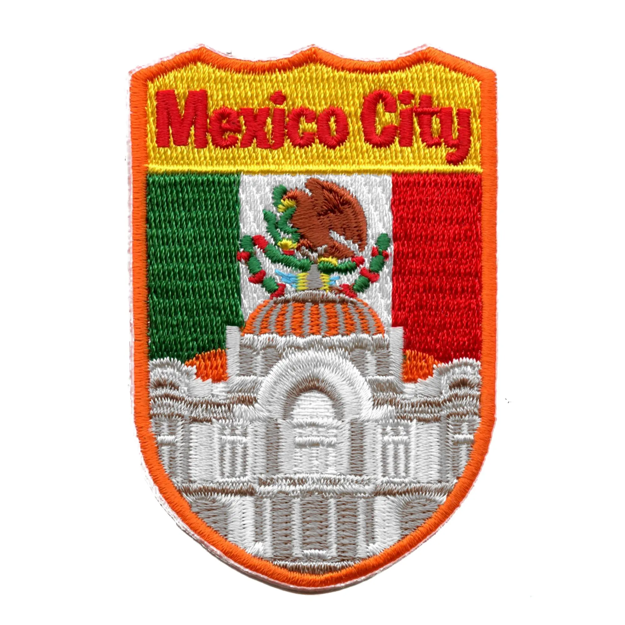 Mexico City Tourist Travel Patch City World Shield Embroidered Iron On