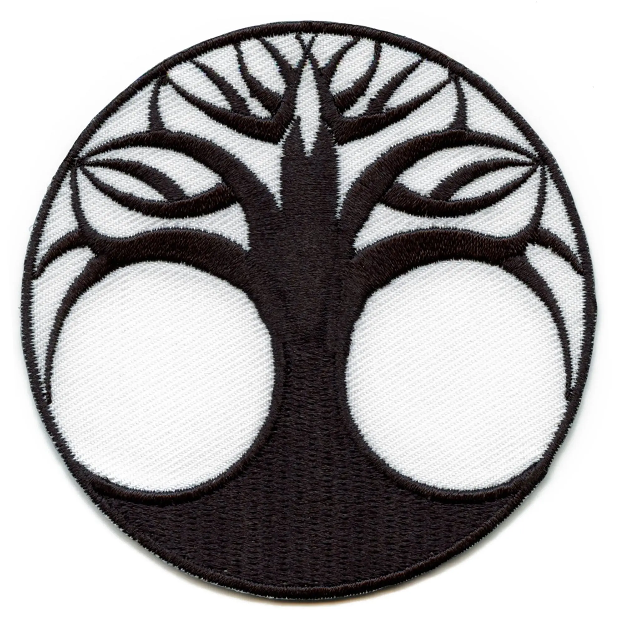 Tree Of Life Round Embroidered Iron On Patch
