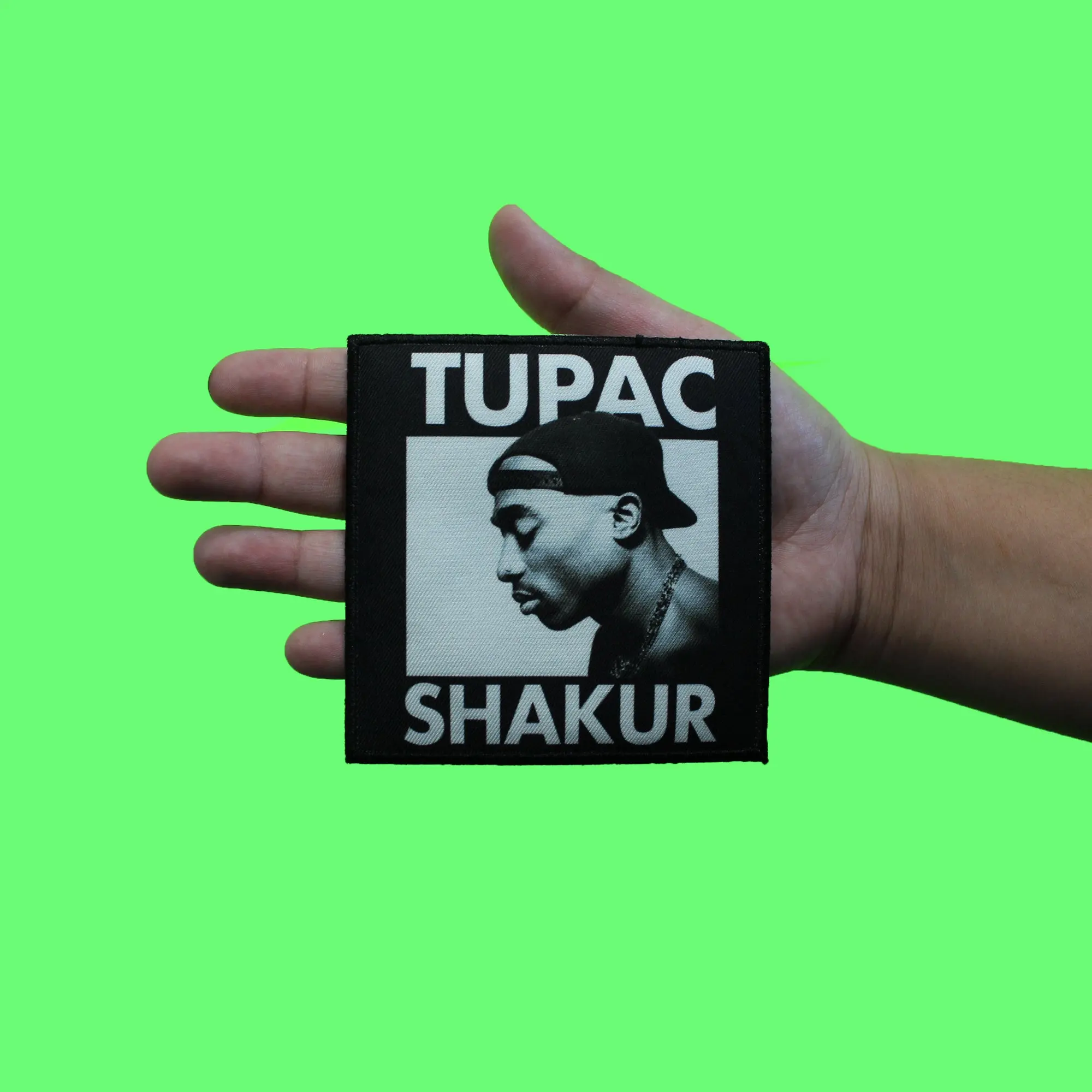 Tupac Shakur Only God Can Judge Me Patch West Coast Rapper Sublimated Iron On - Image 2