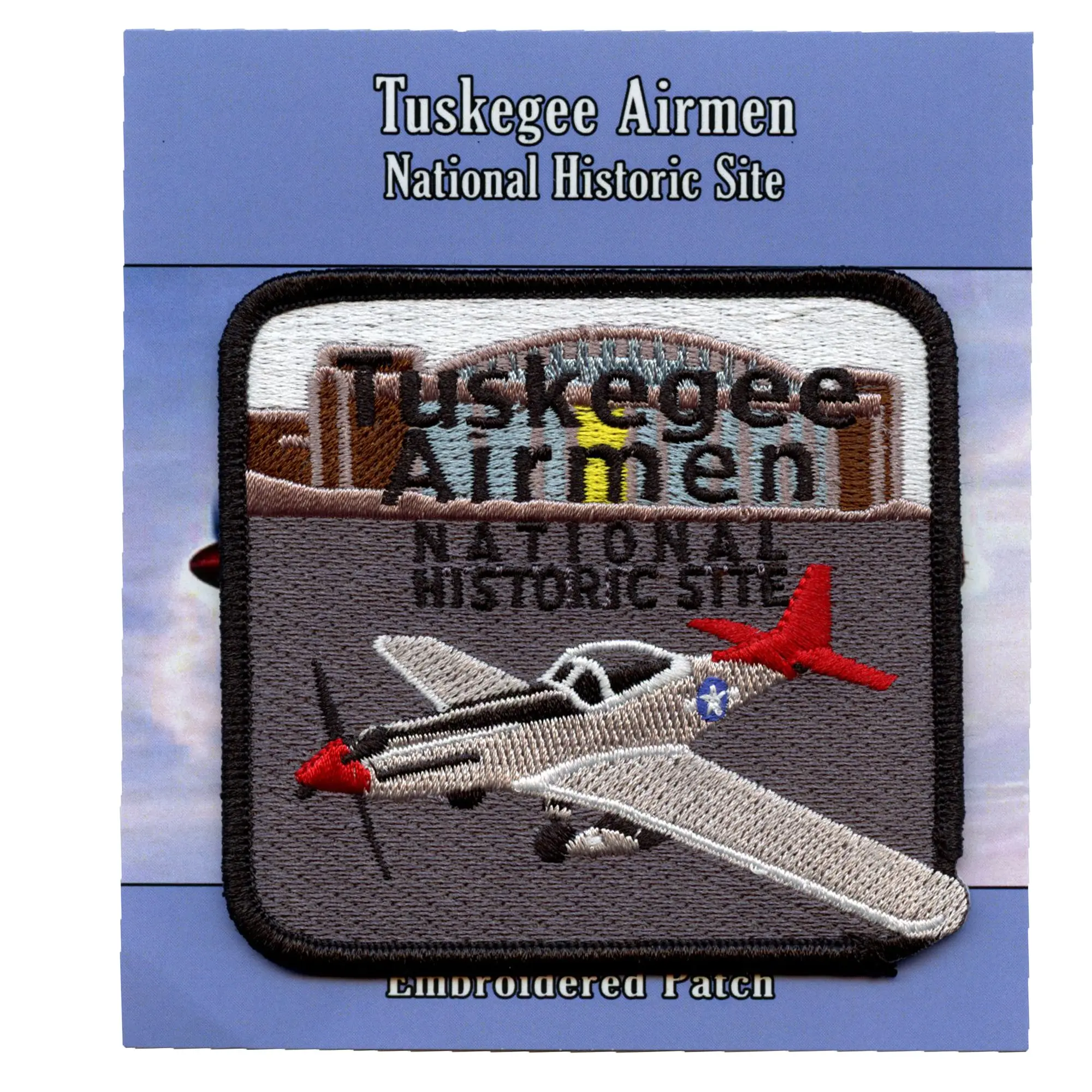 Tuskegee Airmen Alabama Patch National Historic Site Embroidered Iron On - Image 2