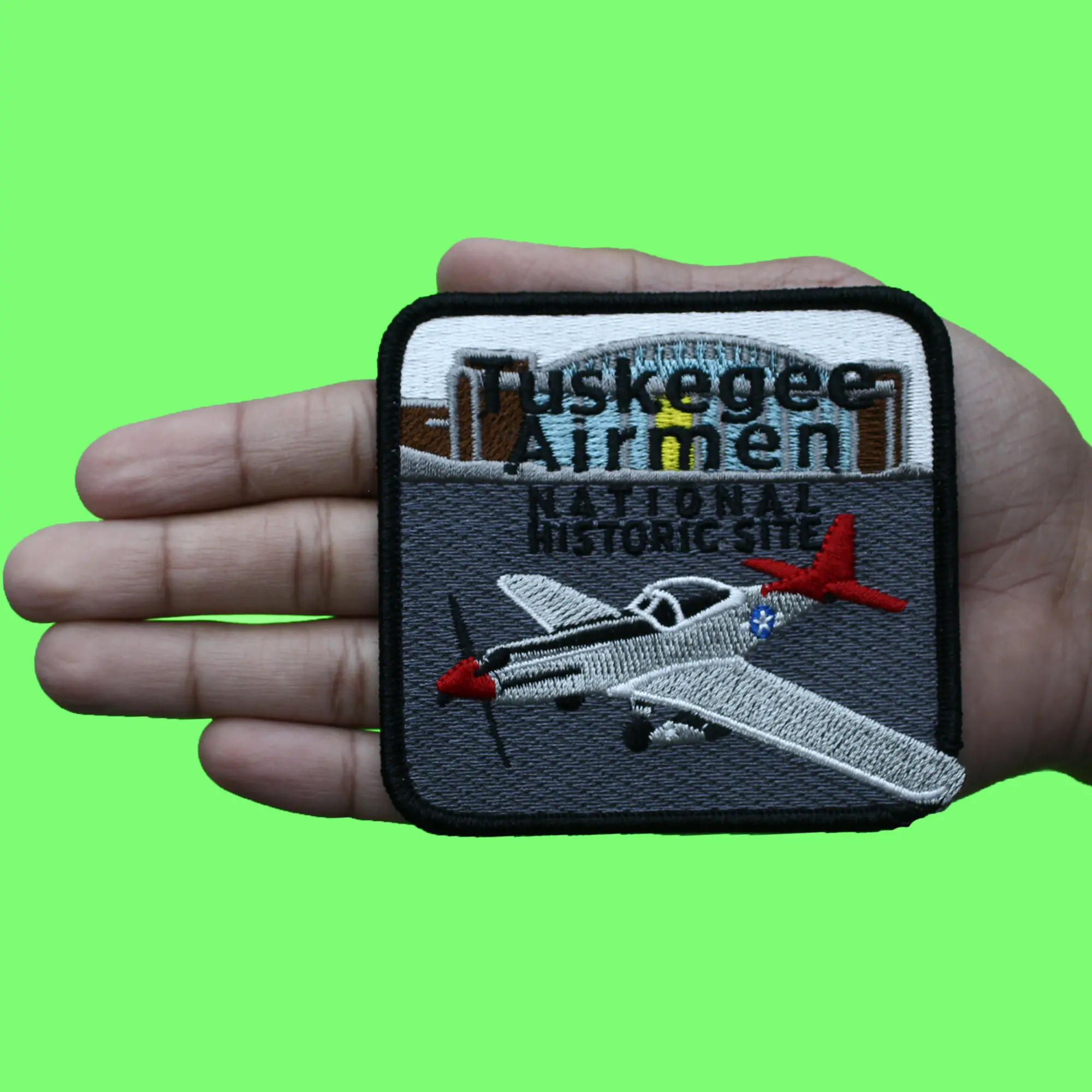 Tuskegee Airmen Alabama Patch National Historic Site Embroidered Iron On - Image 3