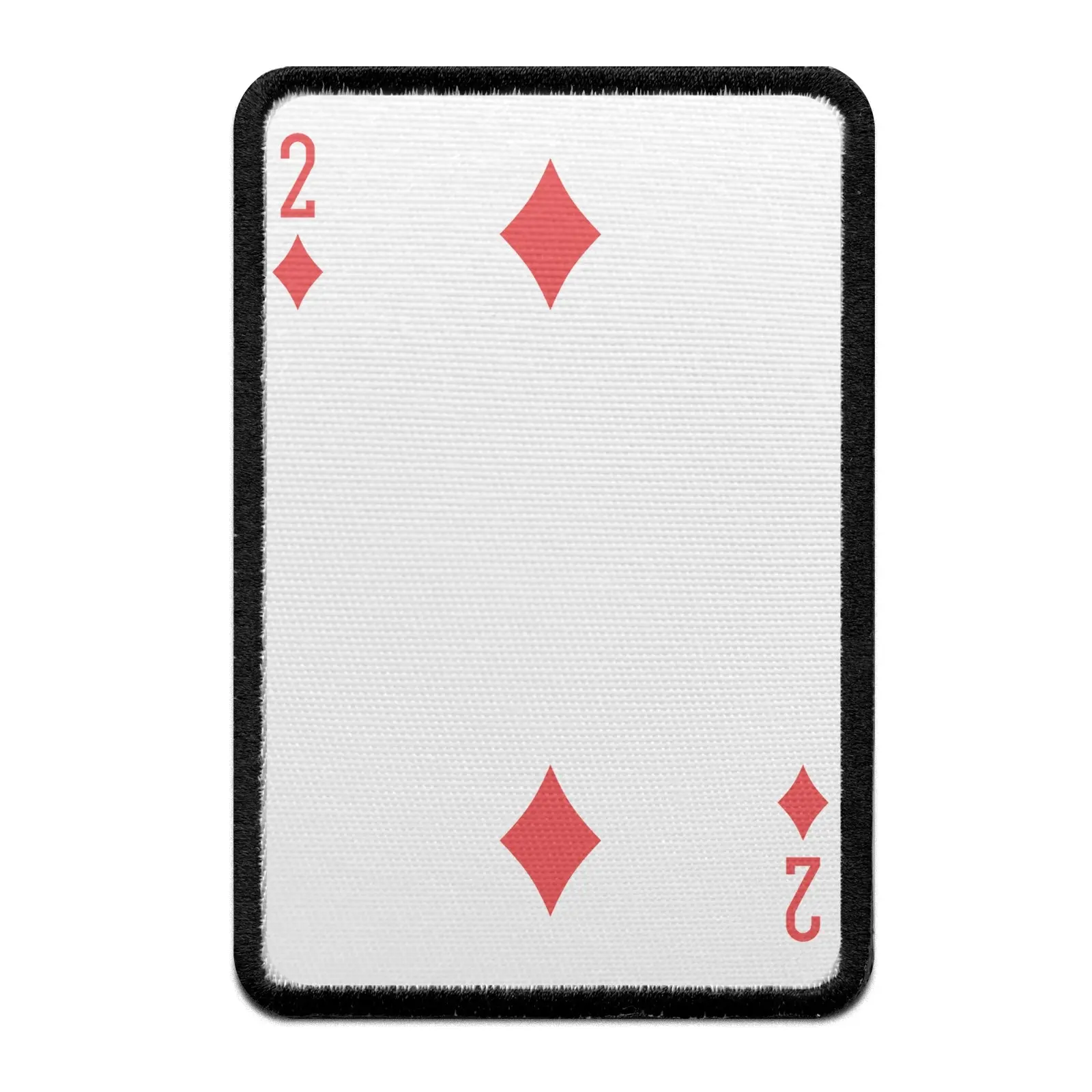 Two Of Diamonds Card FotoPatch Game Deck Embroidered Iron On