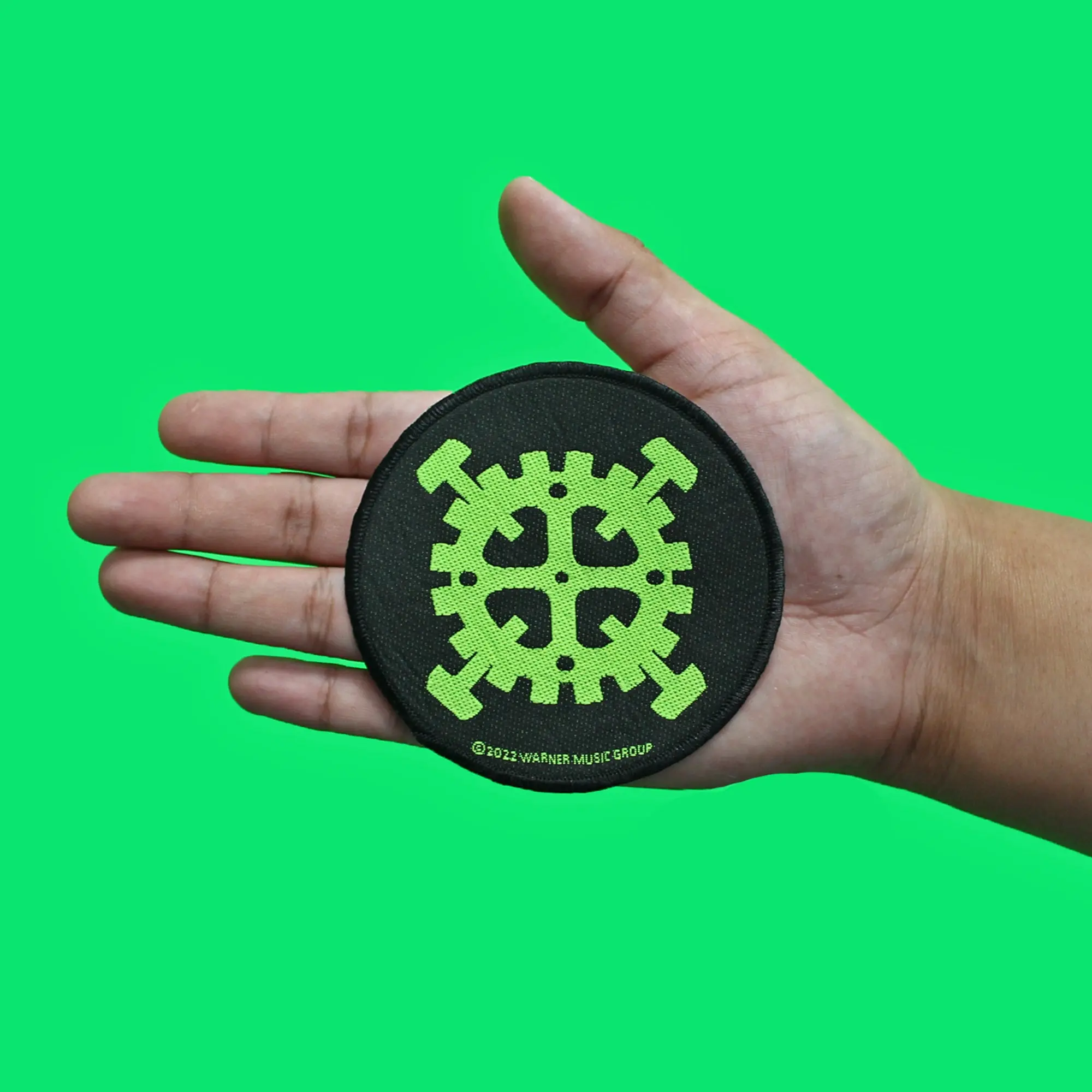 Type O Negative Gear Logo Patch New York 90s  Woven Sew On - Image 2