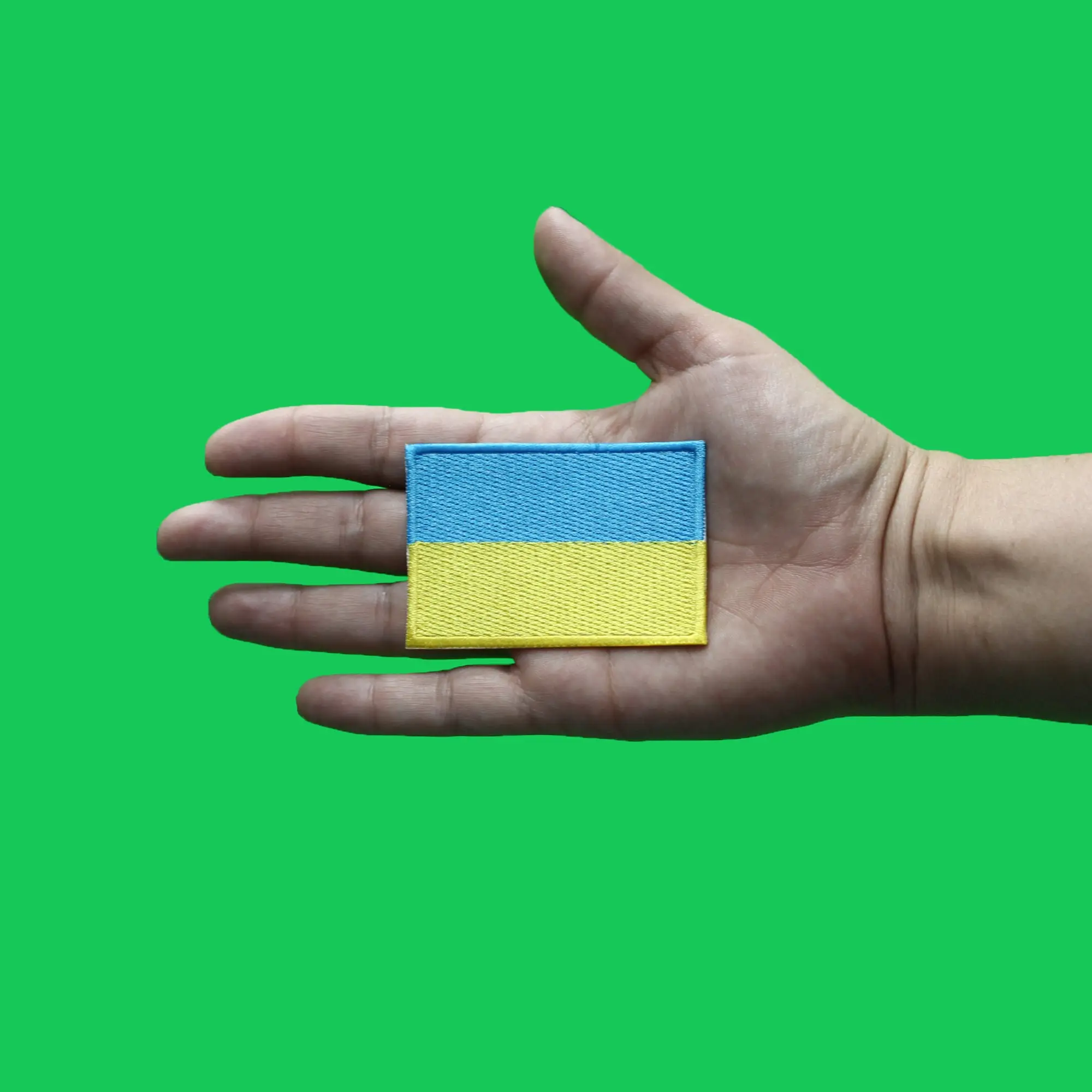 Ukraine Country Flag Patch Pride Prosperity Support Embroidered Iron On - Image 2