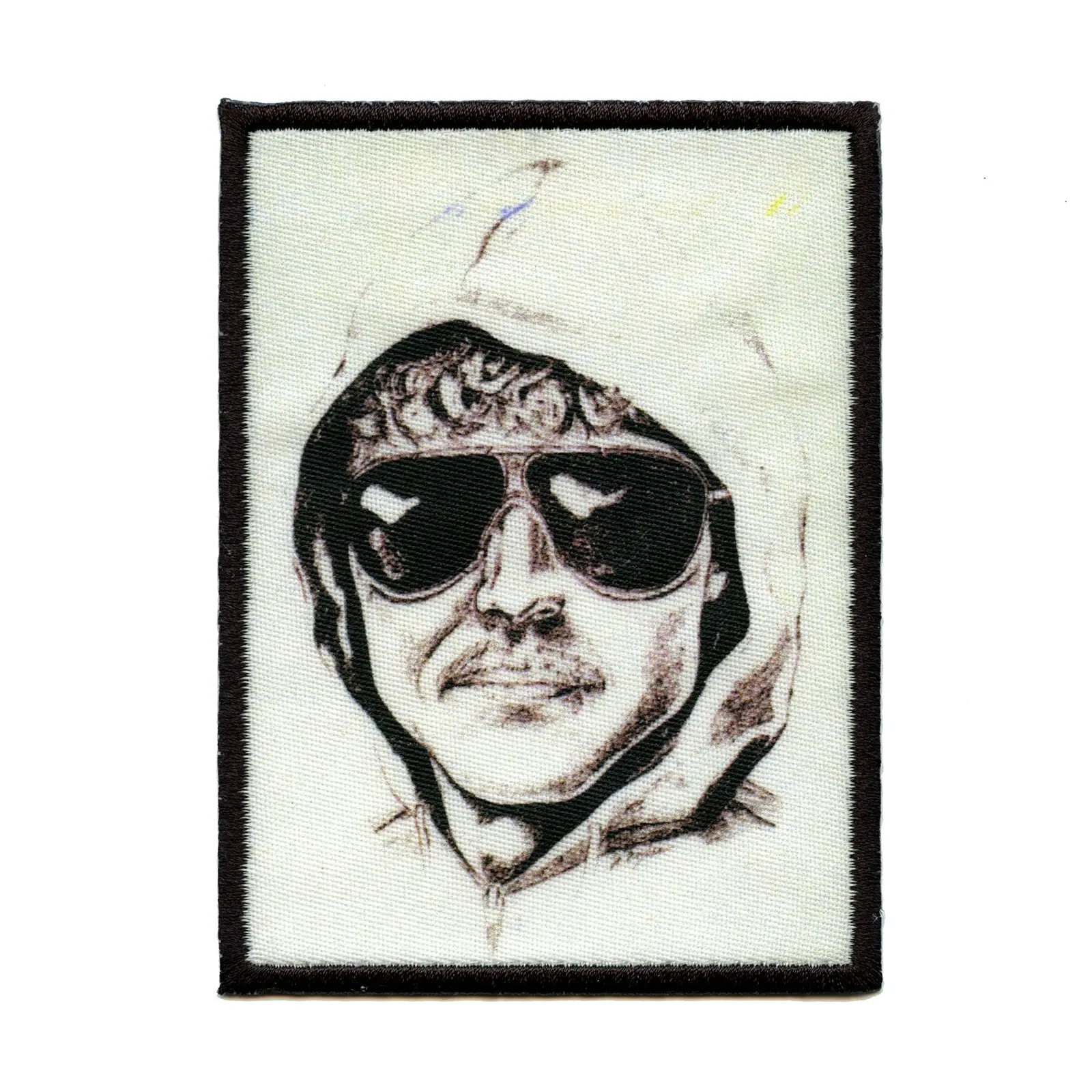 Uni Bomber Police Sketch Embroidered Iron On Foto Patch