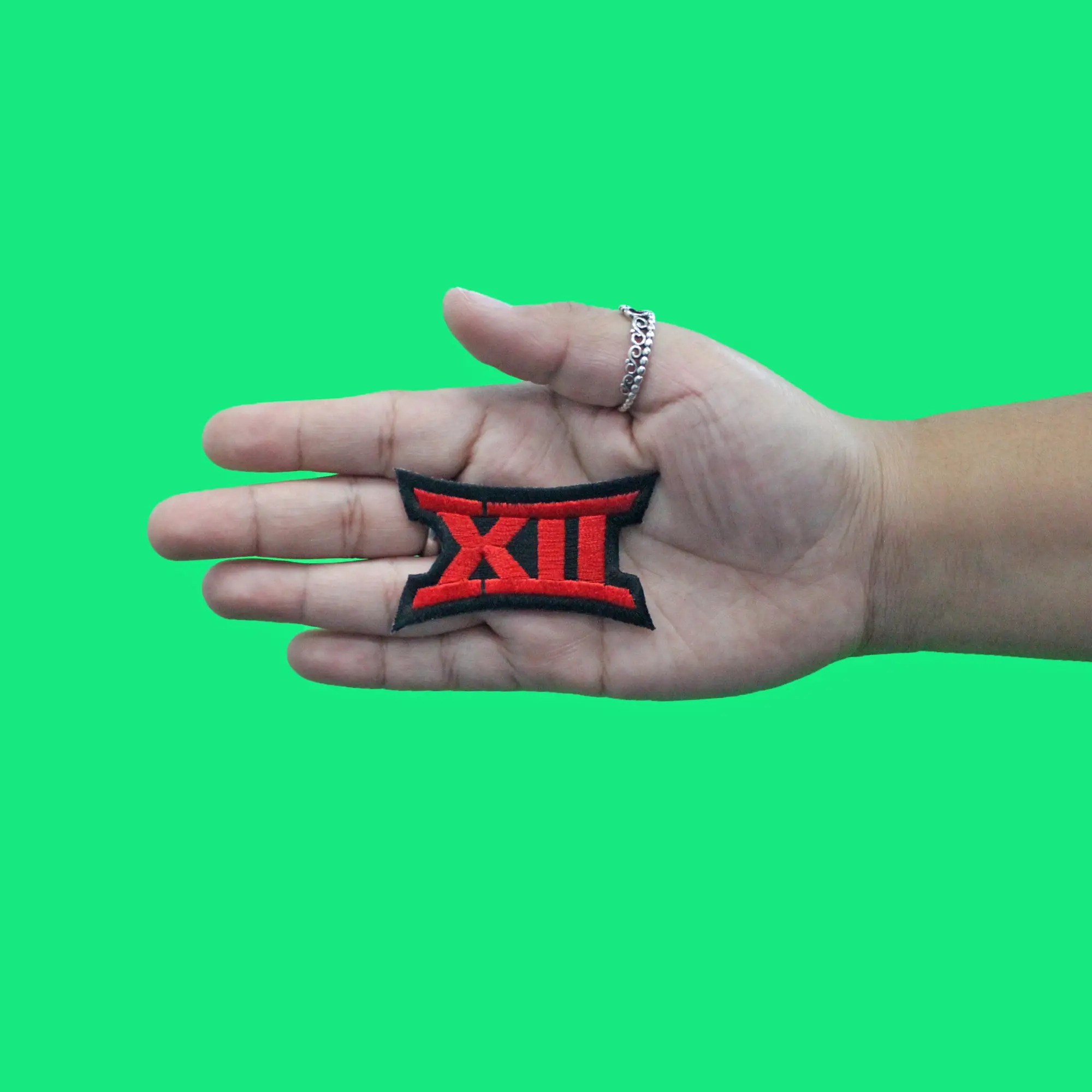 University of Cincinnati Big 12 XII Conference Red Black Jersey Uniform Patch - Image 3