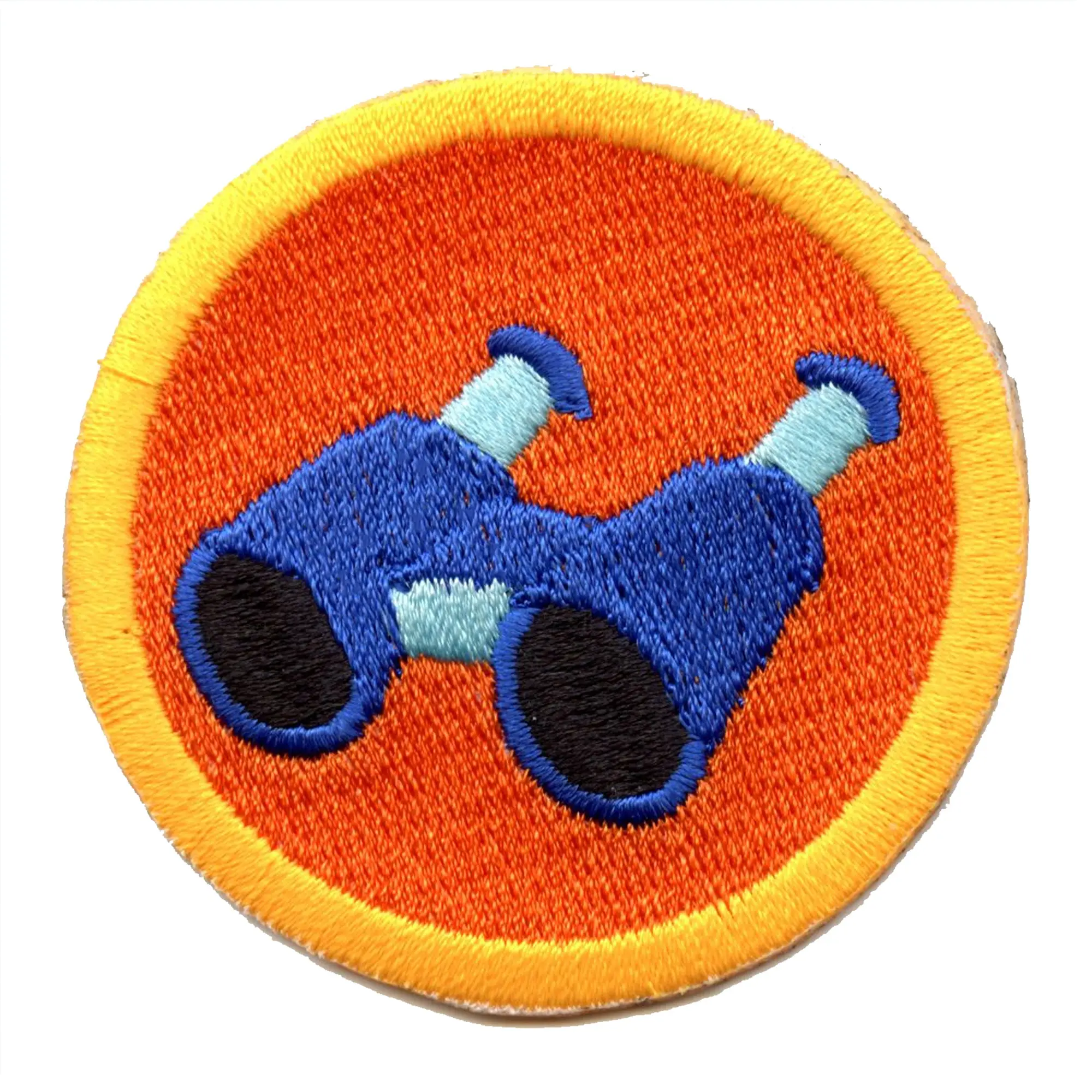 Using Binoculars Merit Badge Embroidered Iron-on Patch