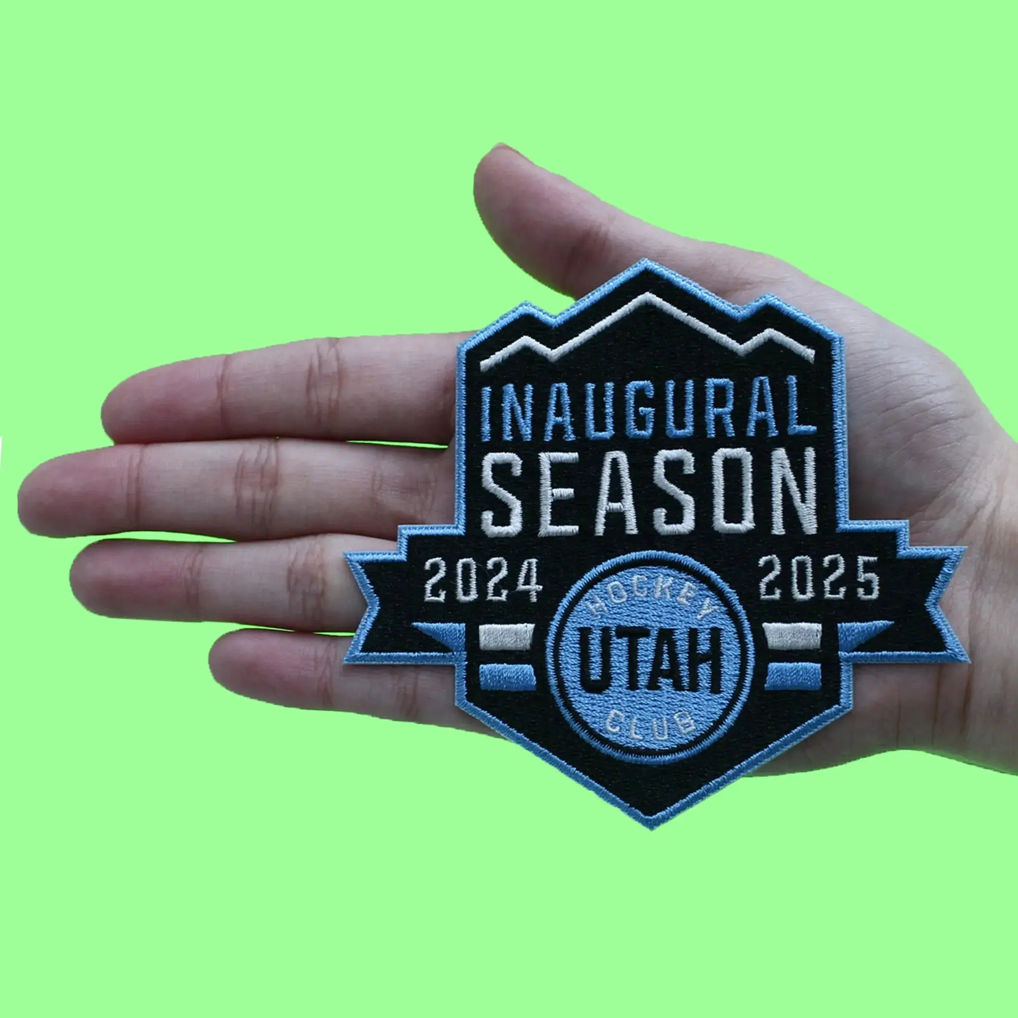 Utah Mammoth Hockey Club Inaugural Season Logo Shoulder Jersey Patch (2024-2025) - Image 3