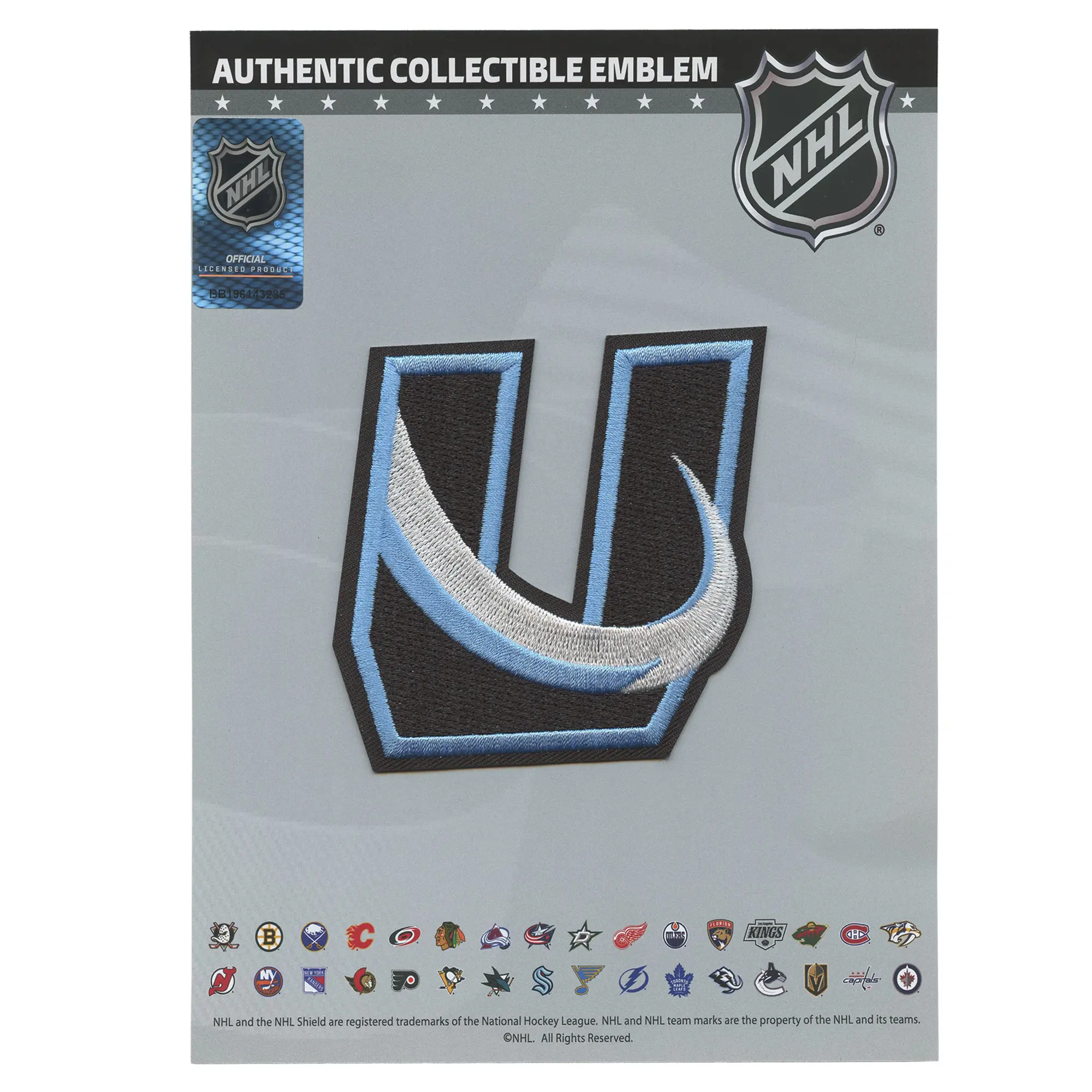 Utah Mammoth Secondary NHL Team U Logo Jersey Shoulder Patch - Image 2