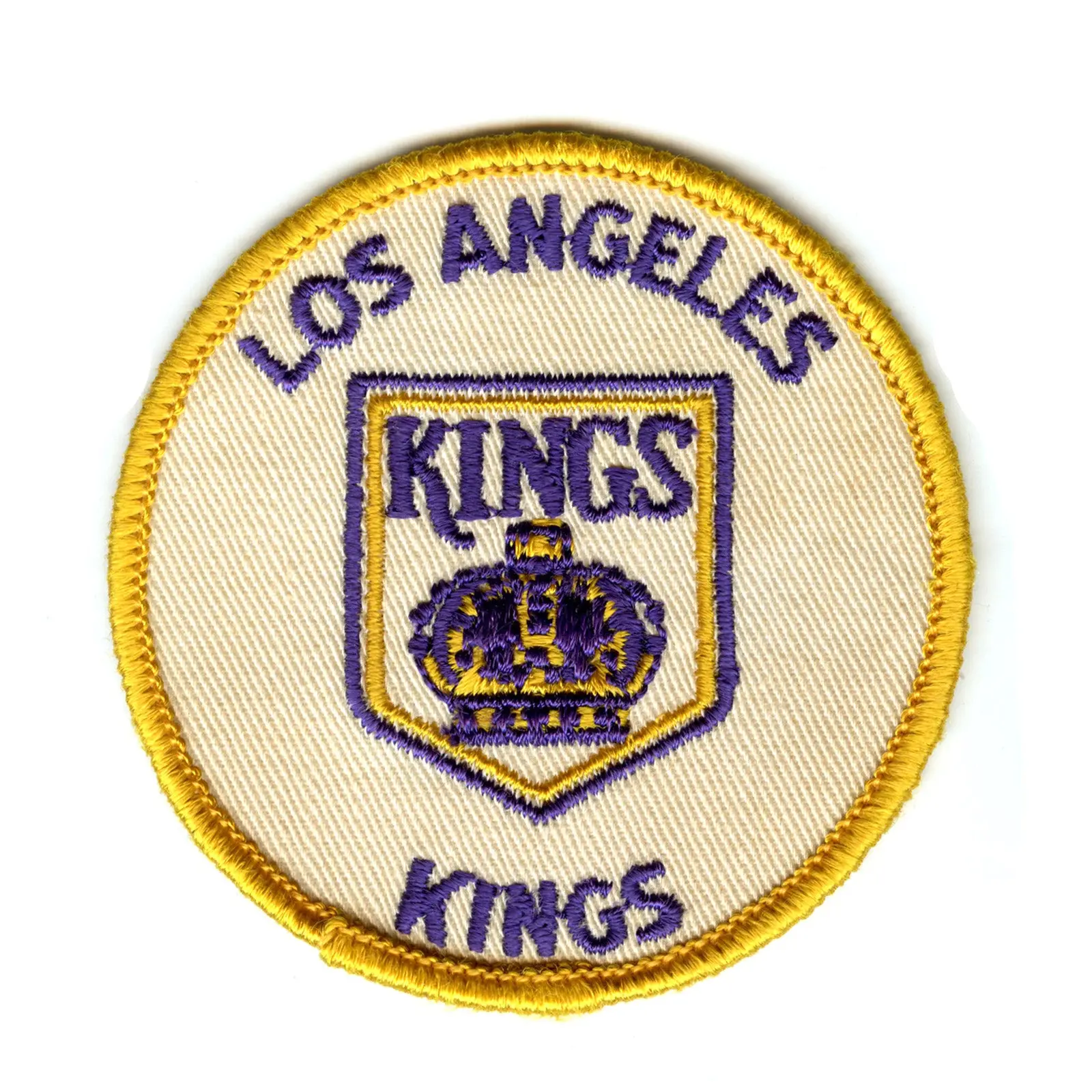 Very Rare Los Angeles Kings NHL Hockey Vintage Round Team Logo Patch
