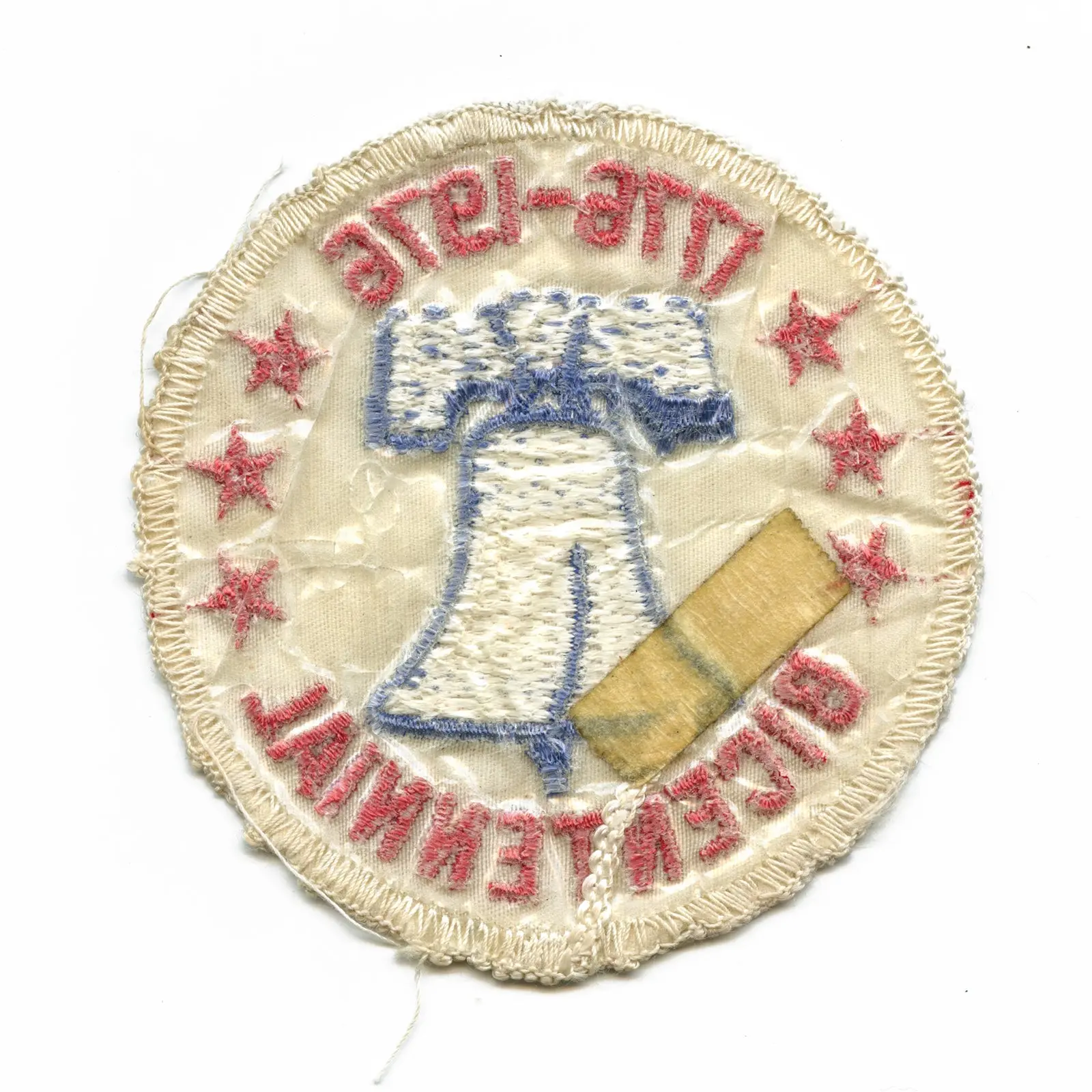 Vintage 1976 Philadelphia Phillies Bicentennial Original MLB Patch - Image 2