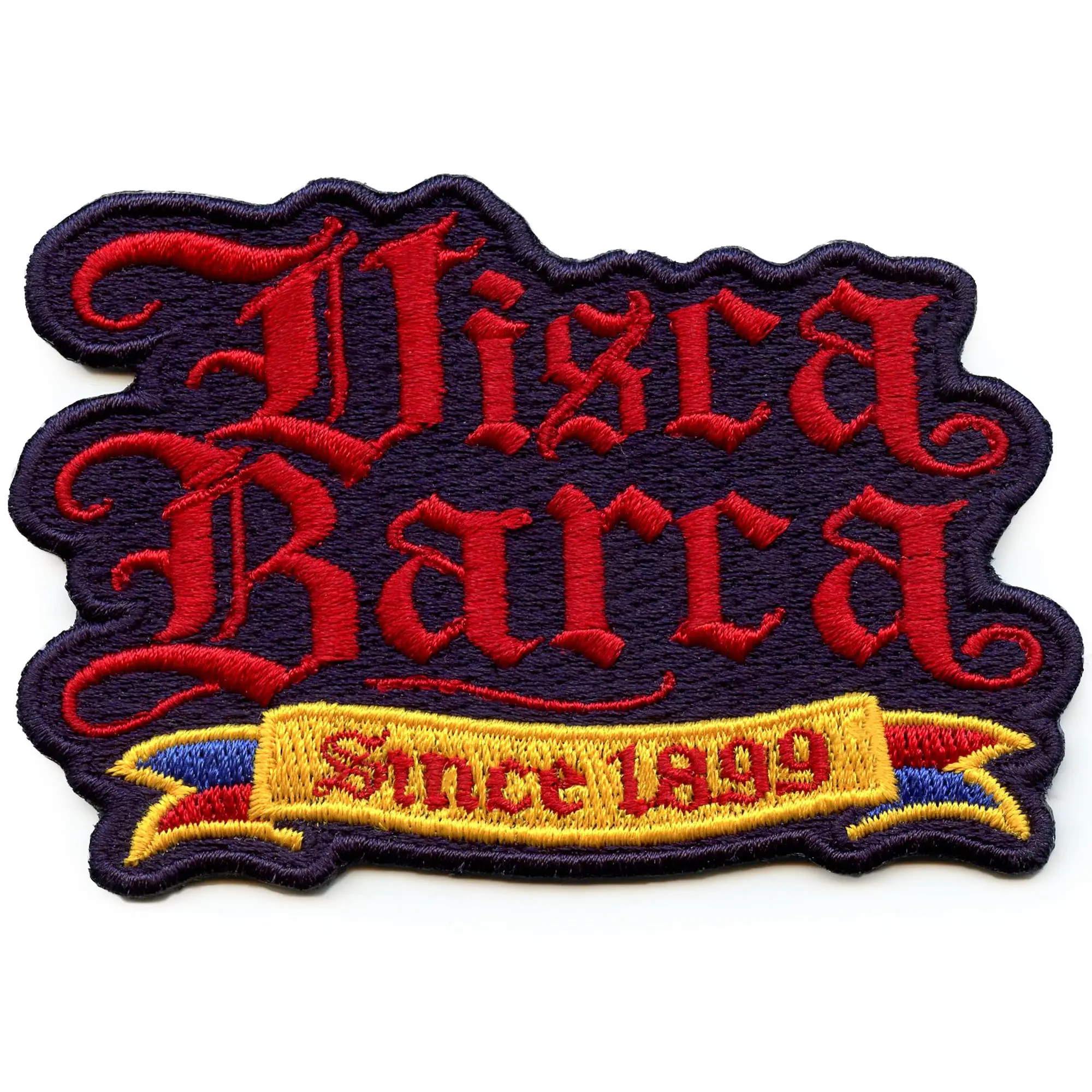 Visca Barca Slogo Patch Barcelona Soccer Pride Embroidered Iron On