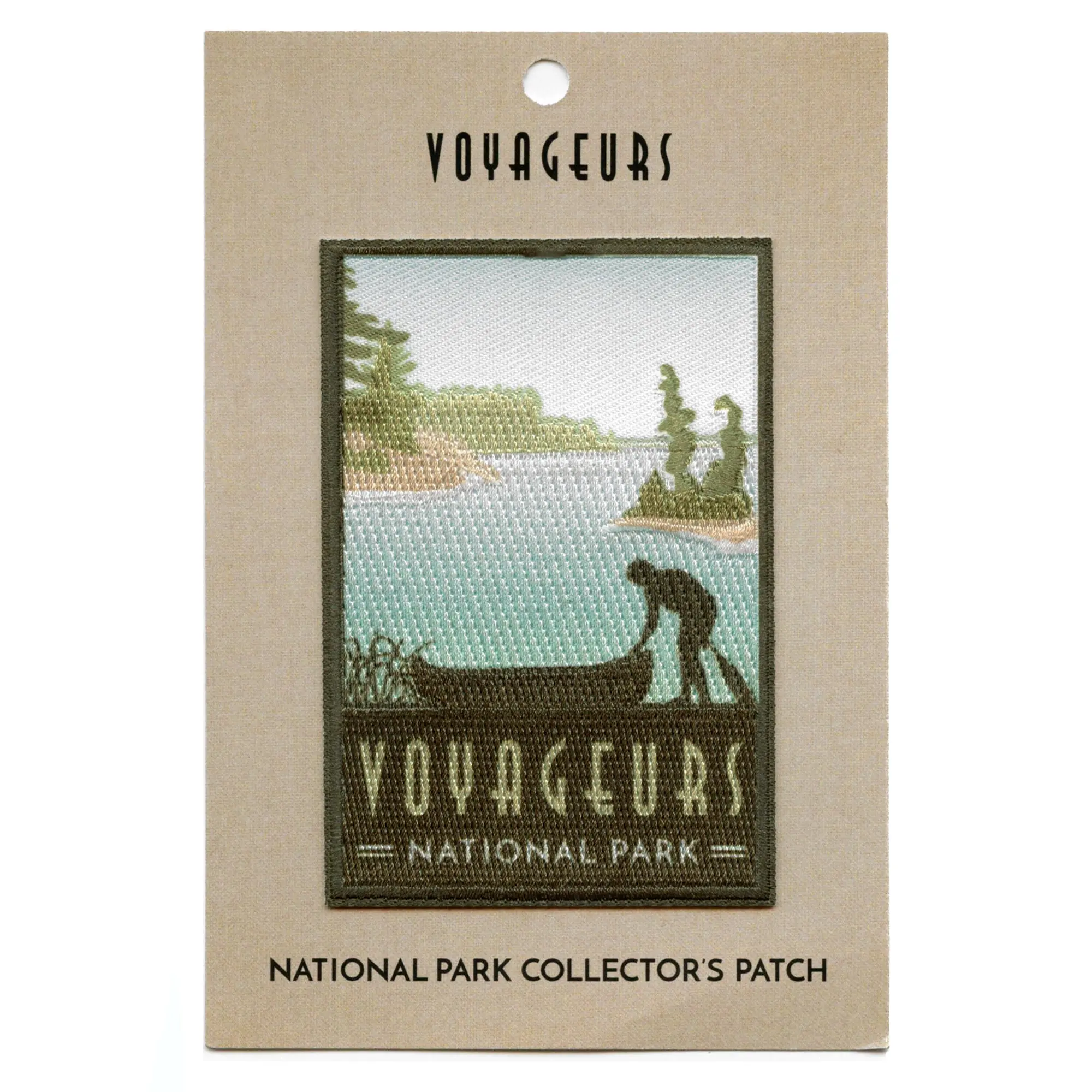 Voyageurs National Park Patch Minnesota Forest Waterways Sublimated Iron On - Image 2